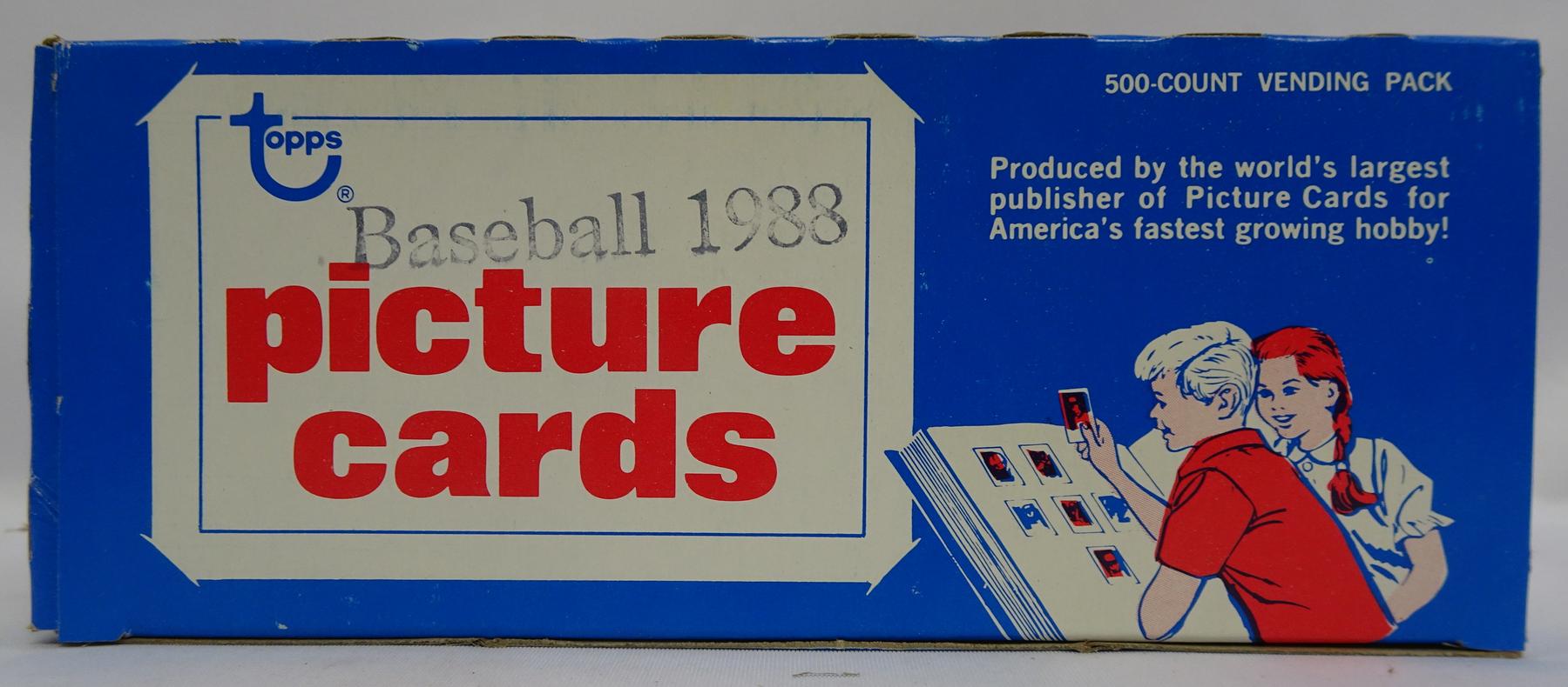 1988 Topps Baseball Cards Unopened Vending Box of 500 Cards! Look