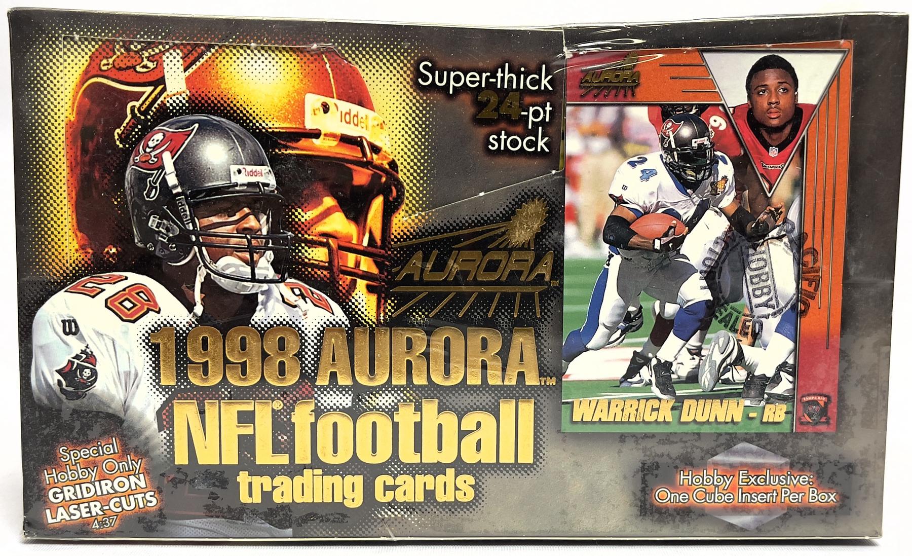1998 Pacific Aurora Football Hobby Box DA Card World