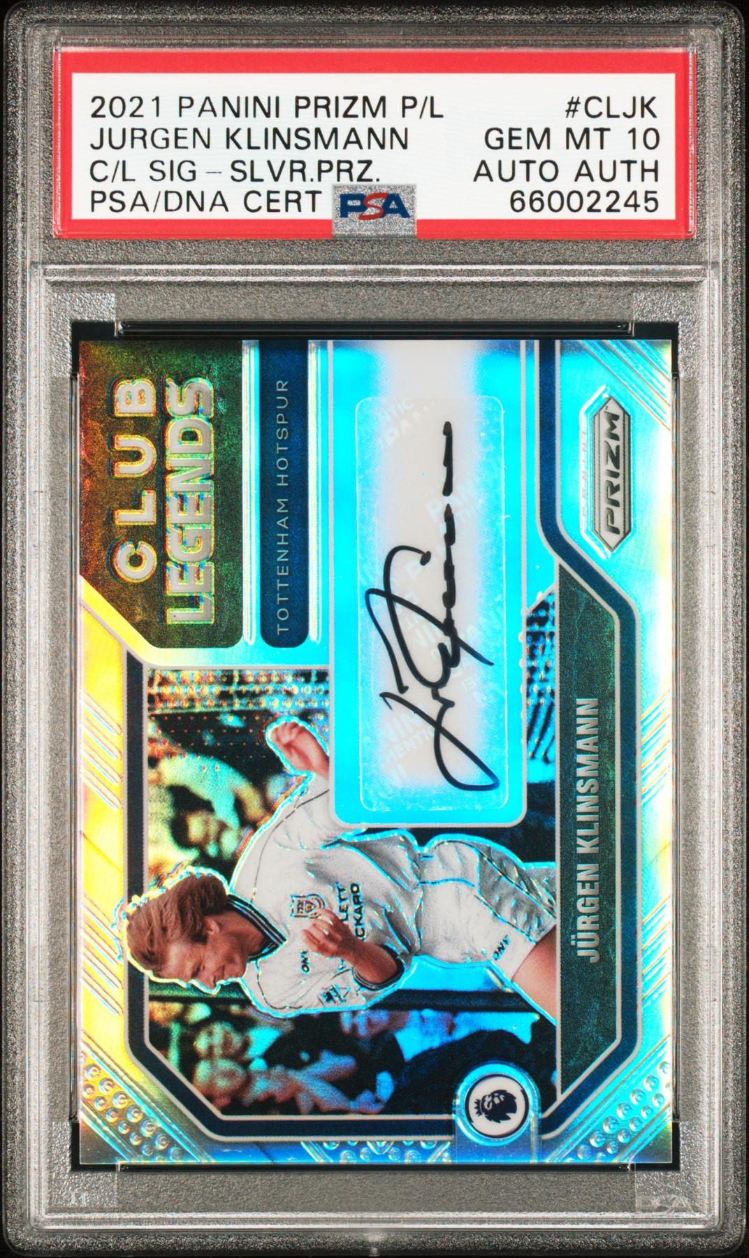2021 Prizm Jurgen Klinsmann Auto Silver /49 PSA 10 | DA Card World