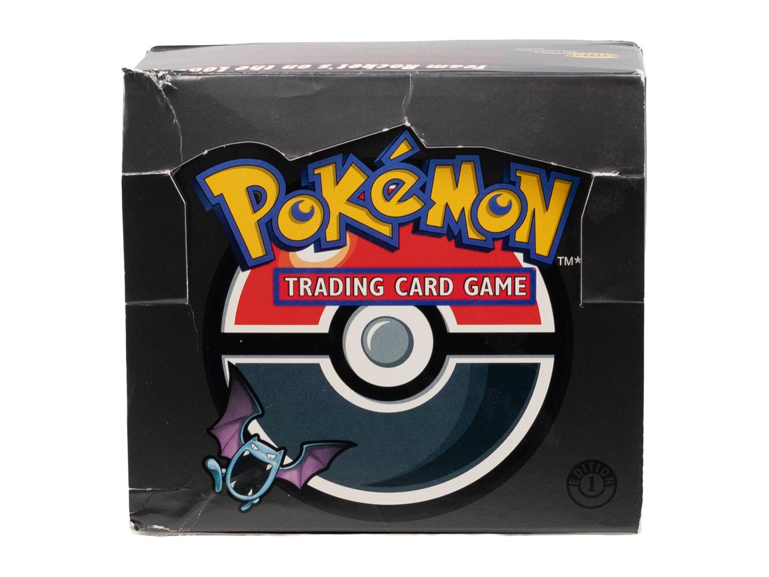 pokemon trading card game team rocket booster box Pokemon EMPTY 1st Edition Team Rocket Booster Box (No packs, no cards)