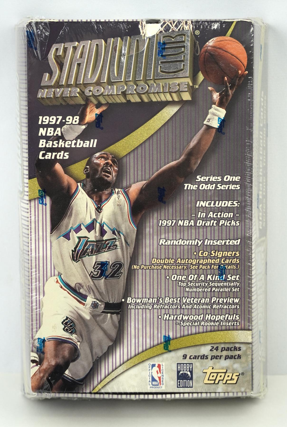 1997 98 Topps Stadium Club Series 1 Basketball Hobby Box Da Card World