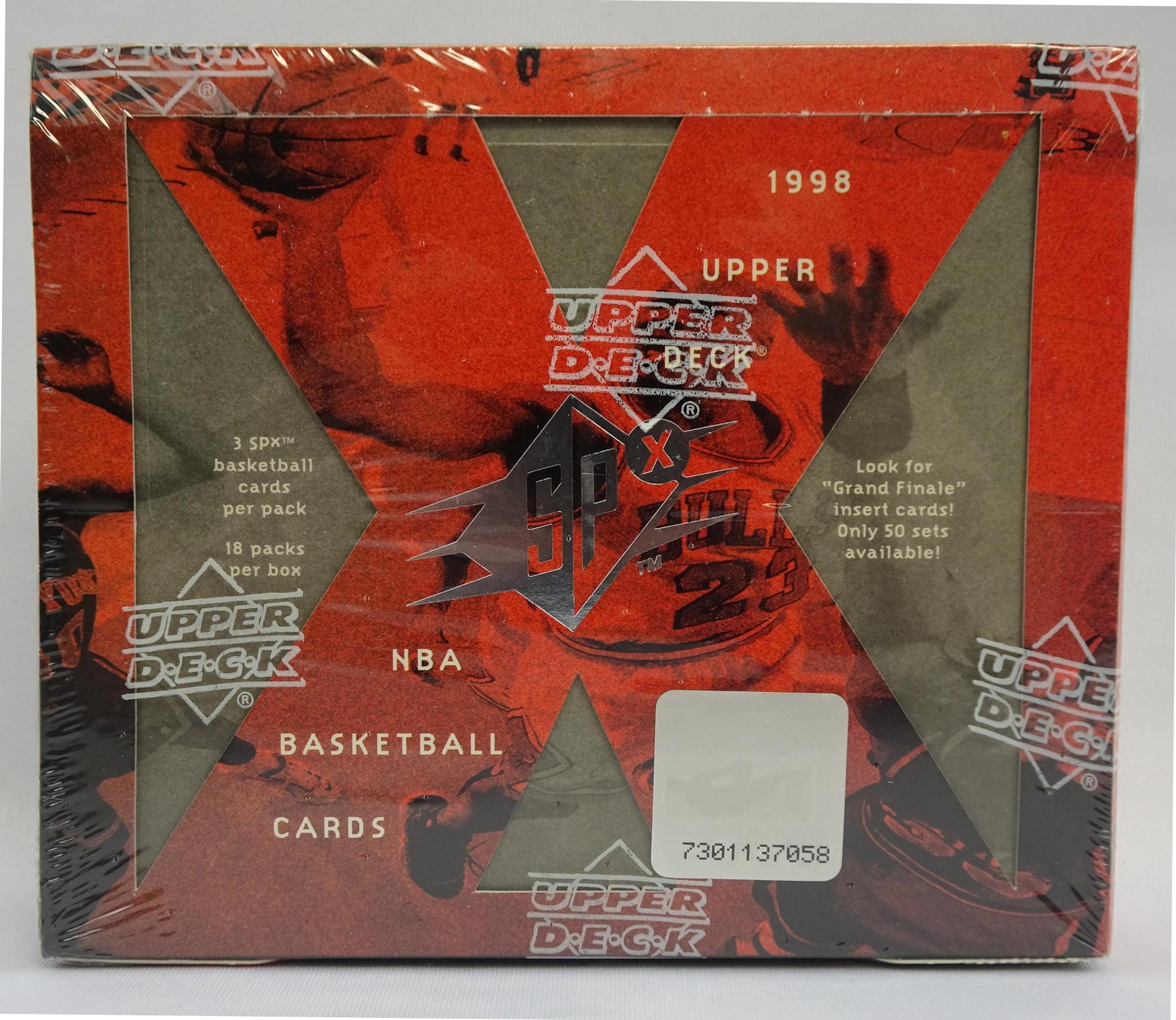 1997 98 Upper Deck Spx Basketball Hobby Box Reed Buy Da Card World