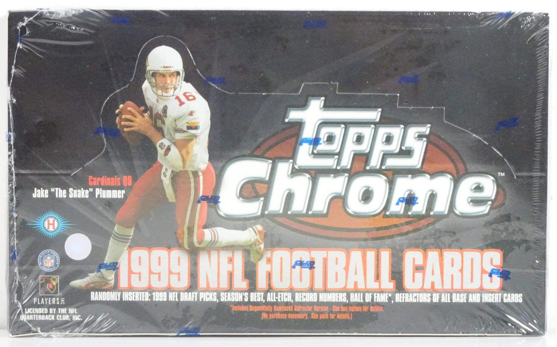 1999 Topps Chrome Football Hobby Box Reed Buy Da Card World