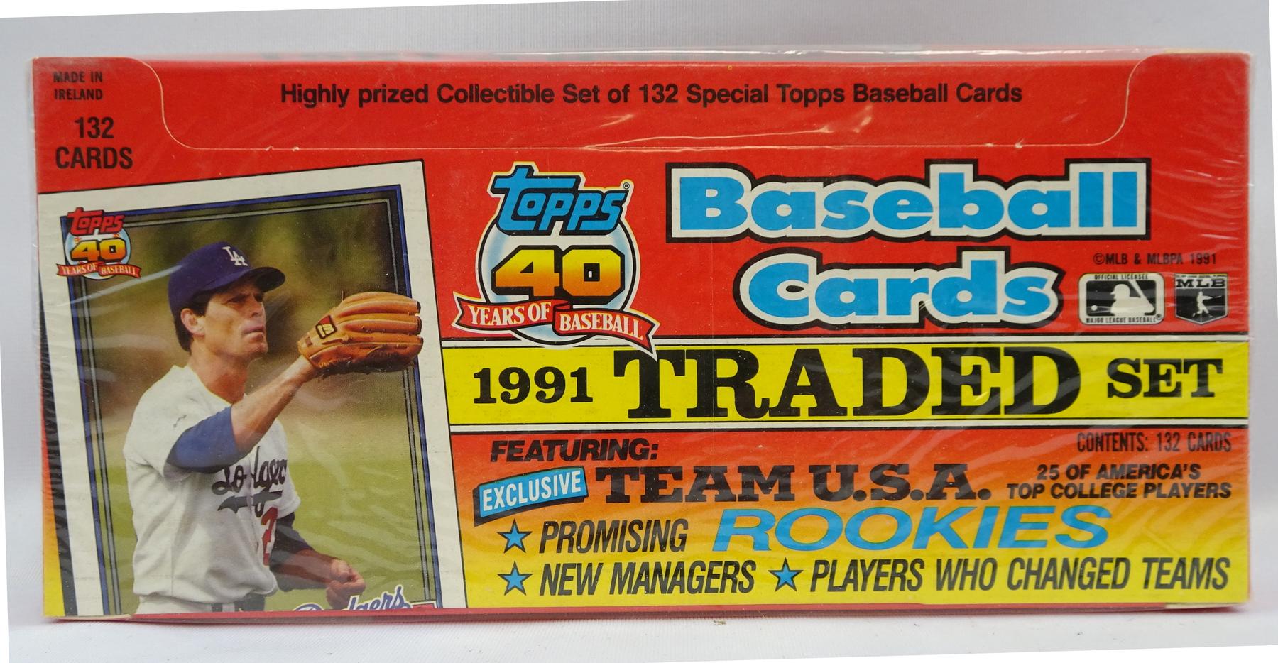 1991 Topps Traded & Rookies Baseball Retail Factory Set (Reed Buy) | DA ...