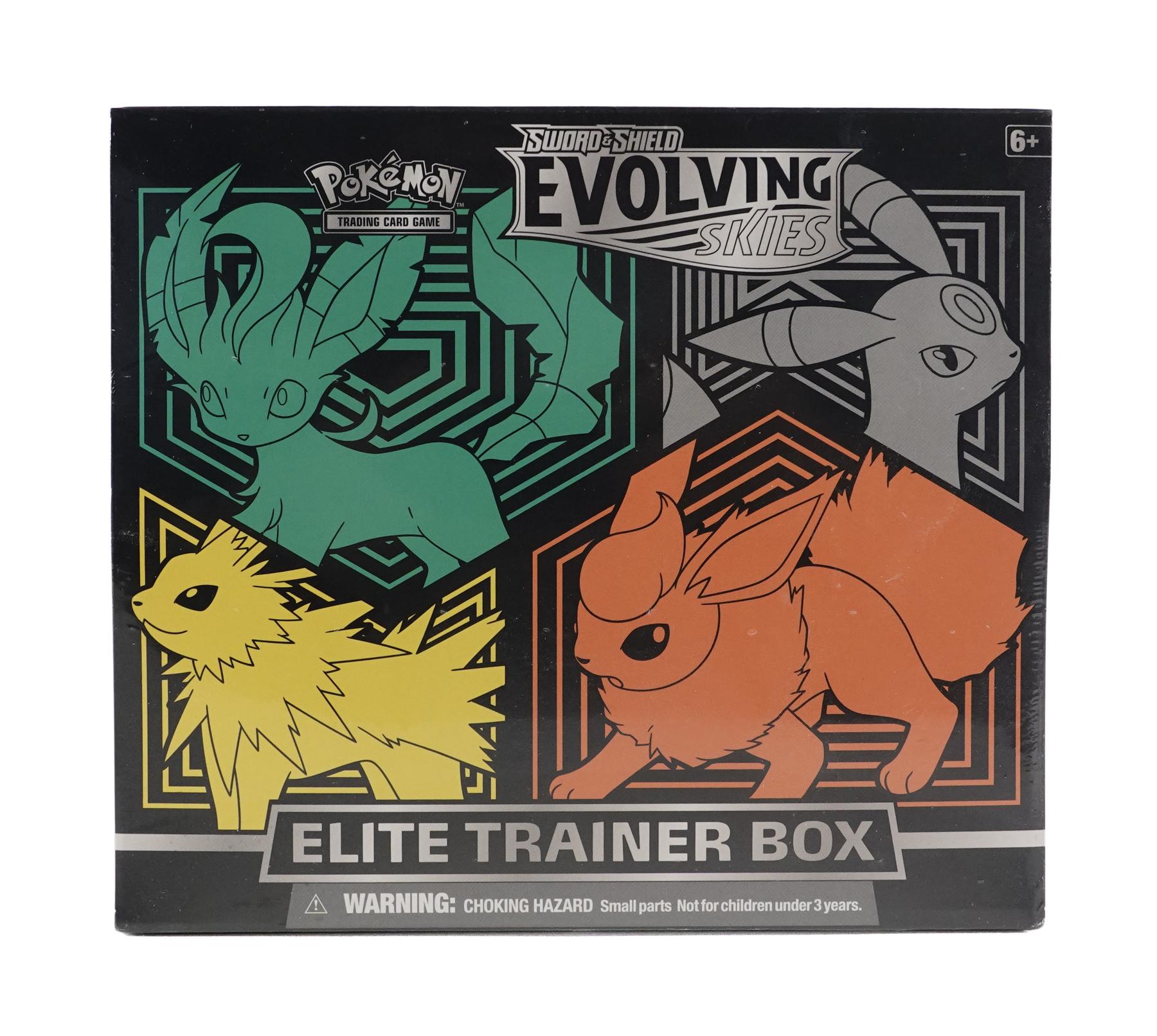 Pokemon Sword & Shield: Evolving Skies Elite Trainer Box - Yellow