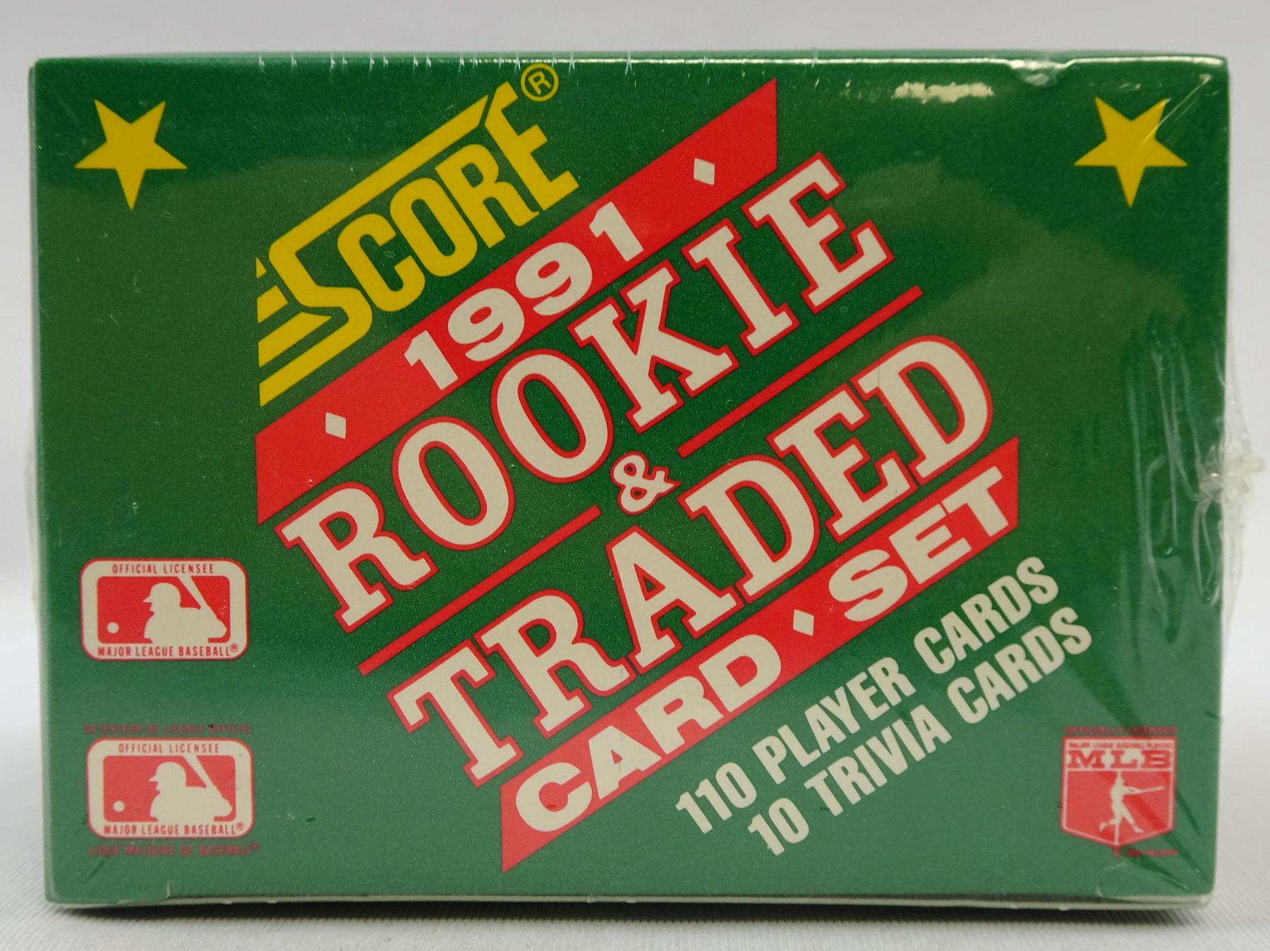 1991 Score Rookie & Traded Football Factory Set (Lot of 5) (Reed