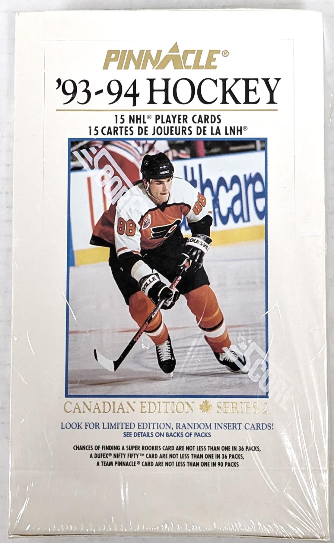 1993/94 Pinnacle Series 2 Canadian Hockey Hobby Box (Reed Buy) | DA ...