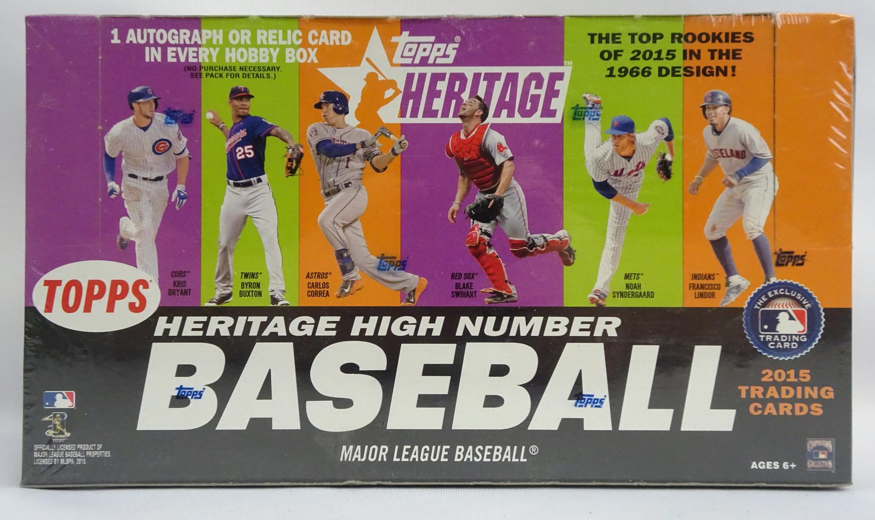 2015 Topps Heritage High Number Baseball Hobby Box (Reed Buy) | DA