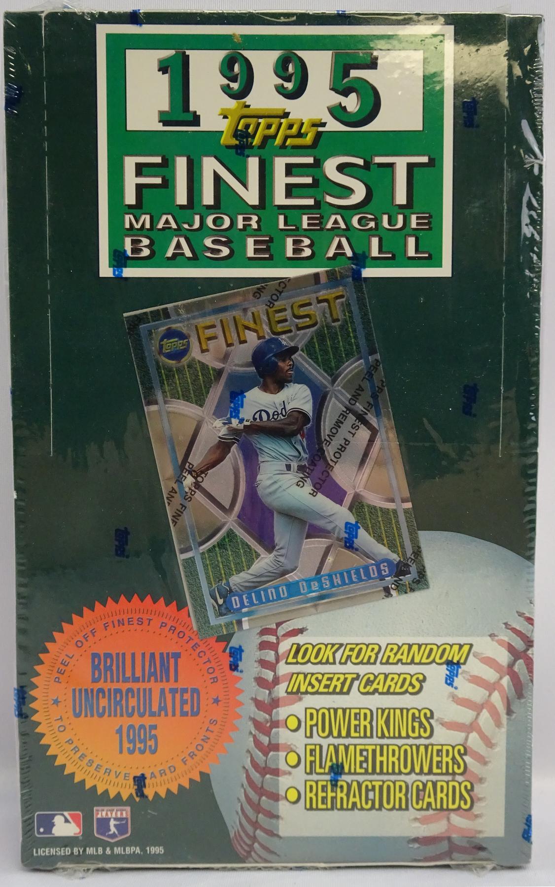 1995 Topps Finest Series 1 Baseball Hobby Box (Reed Buy) DA Card World