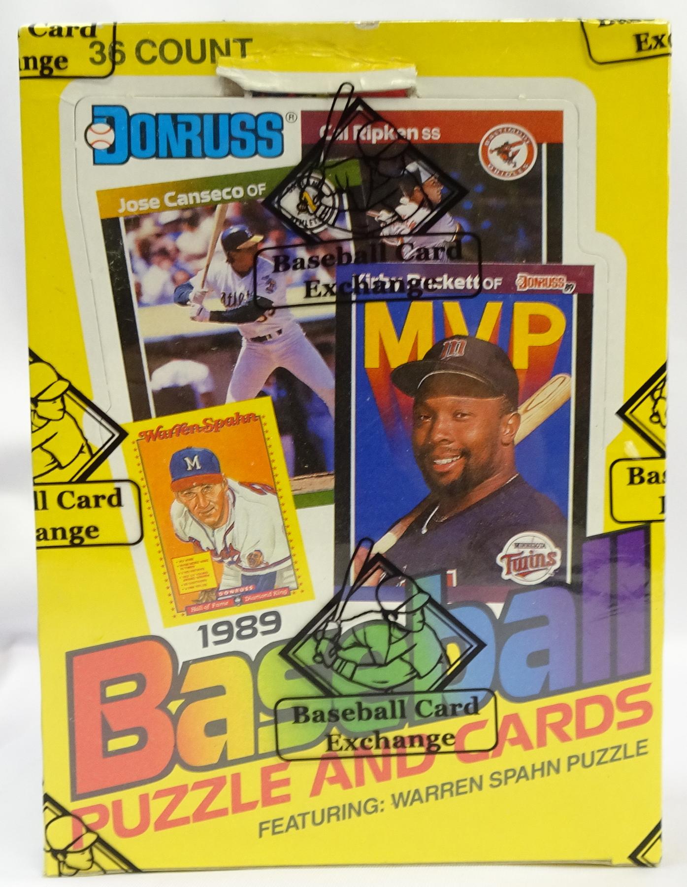 1989 Donruss Baseball Wax Box (BBCE)(FASC) (Reed Buy) DA Card World