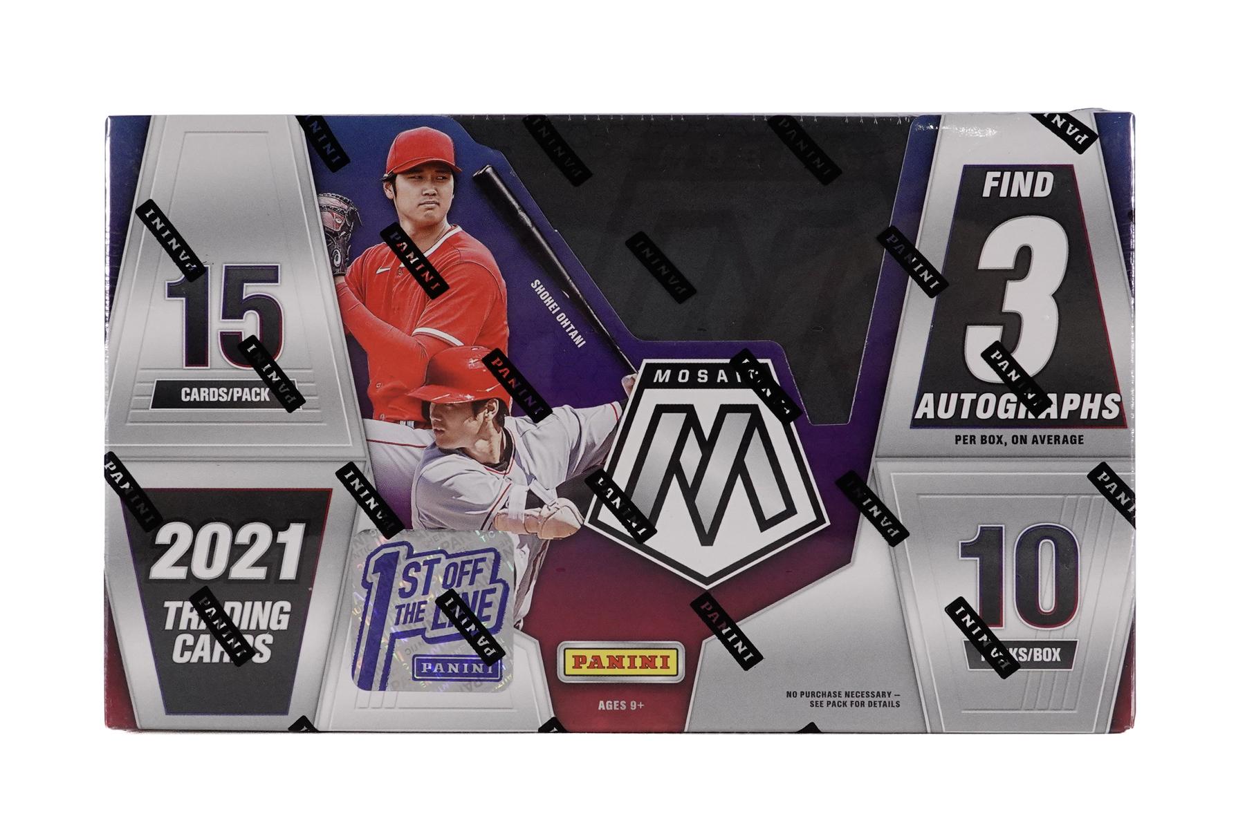 2021 Panini Mosaic Baseball 1st Off The Line FOTL Hobby Box | DA Card World