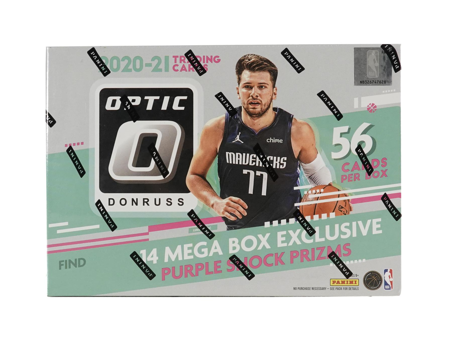 2020/21 Panini Donruss Optic Basketball Mega 56-Card Box (Purple 