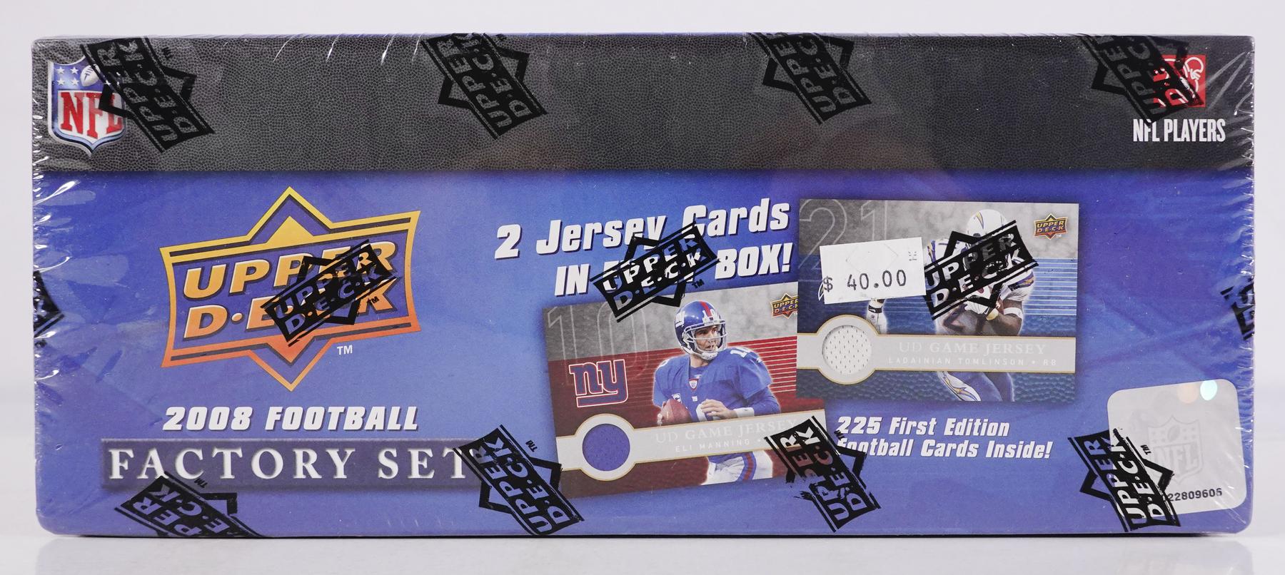 2008 Upper Deck 1st Edition Football Factory Set (Box) | DA Card World