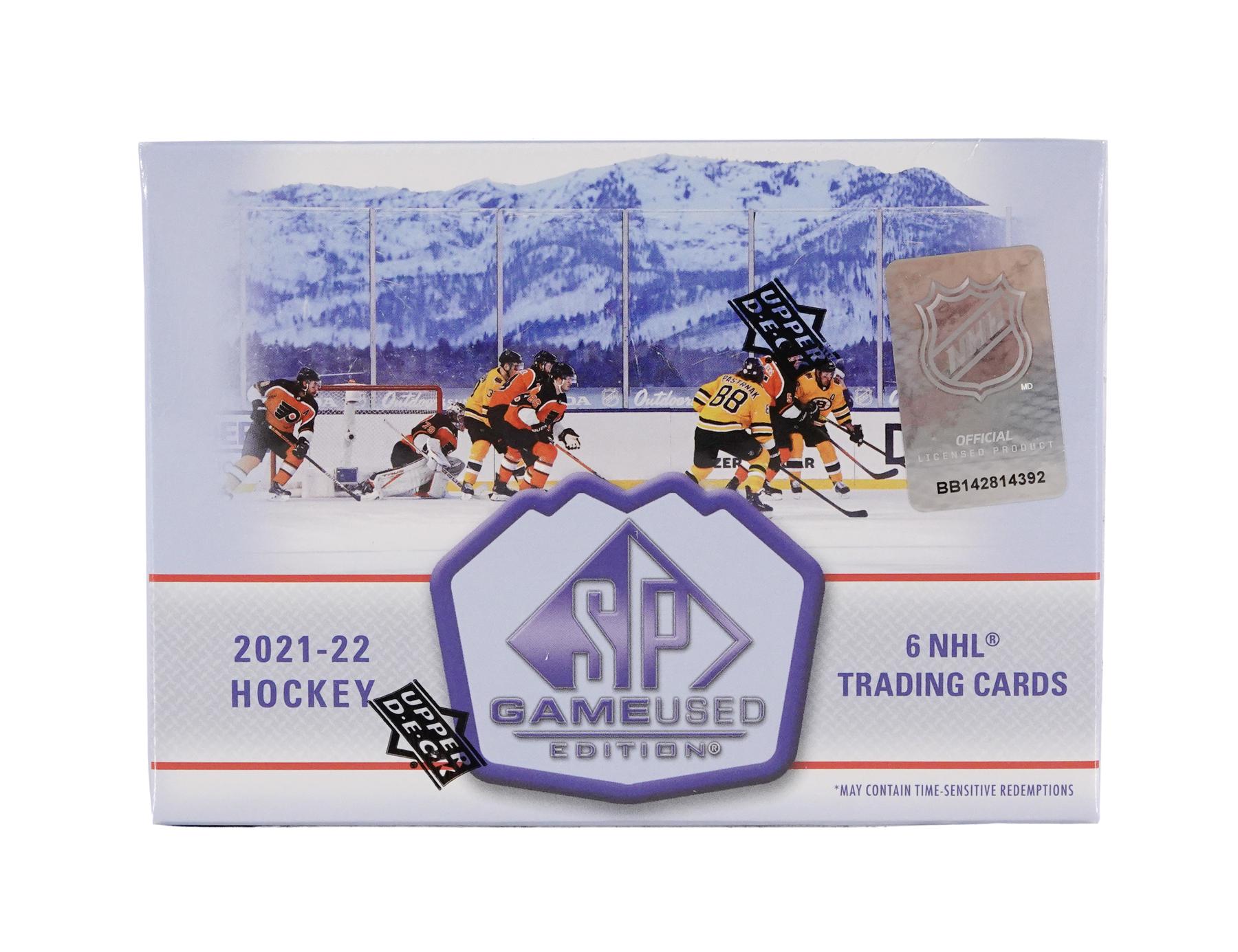 Auction: 2021-22 Upper Deck SP Game Used - Rookie Sweaters - Inked