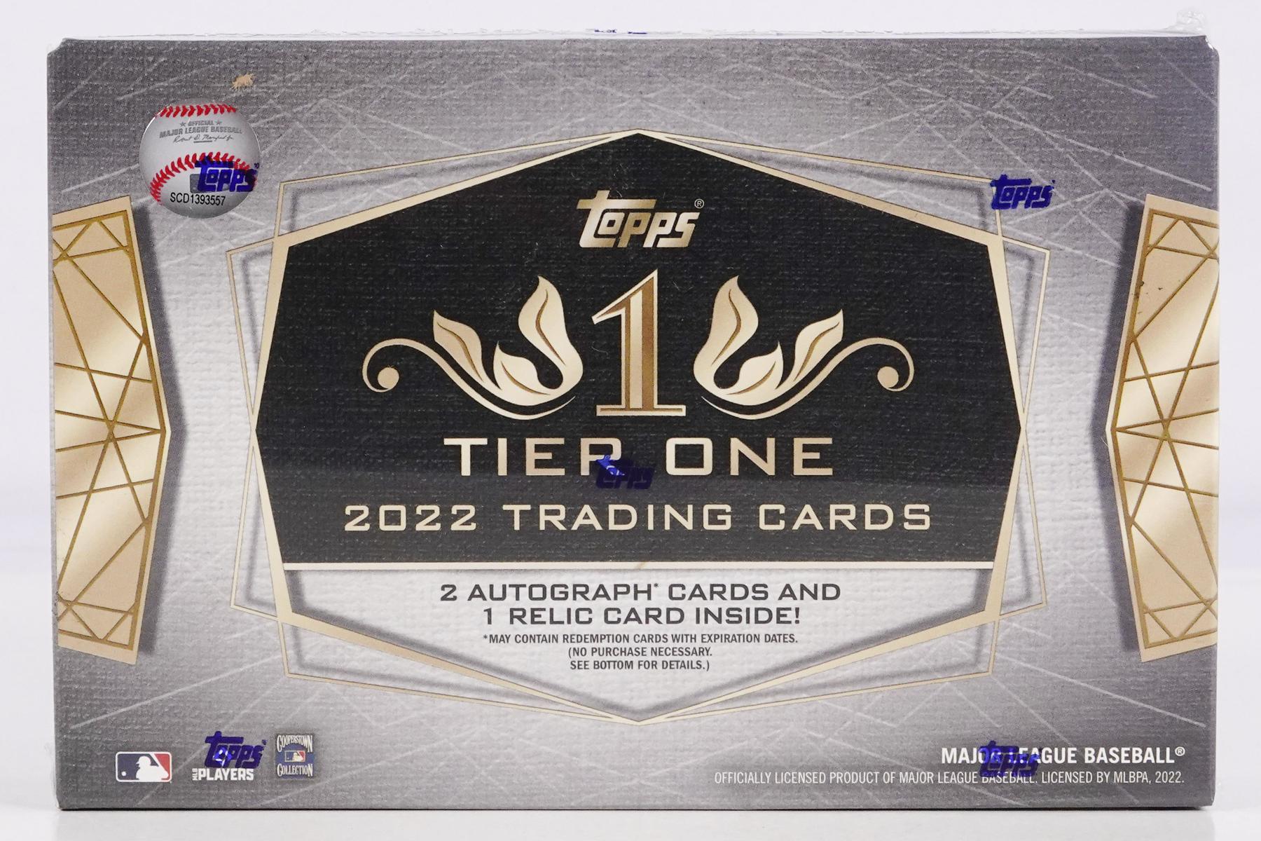 2022 Topps Tier One Baseball Hobby Box | DA Card World