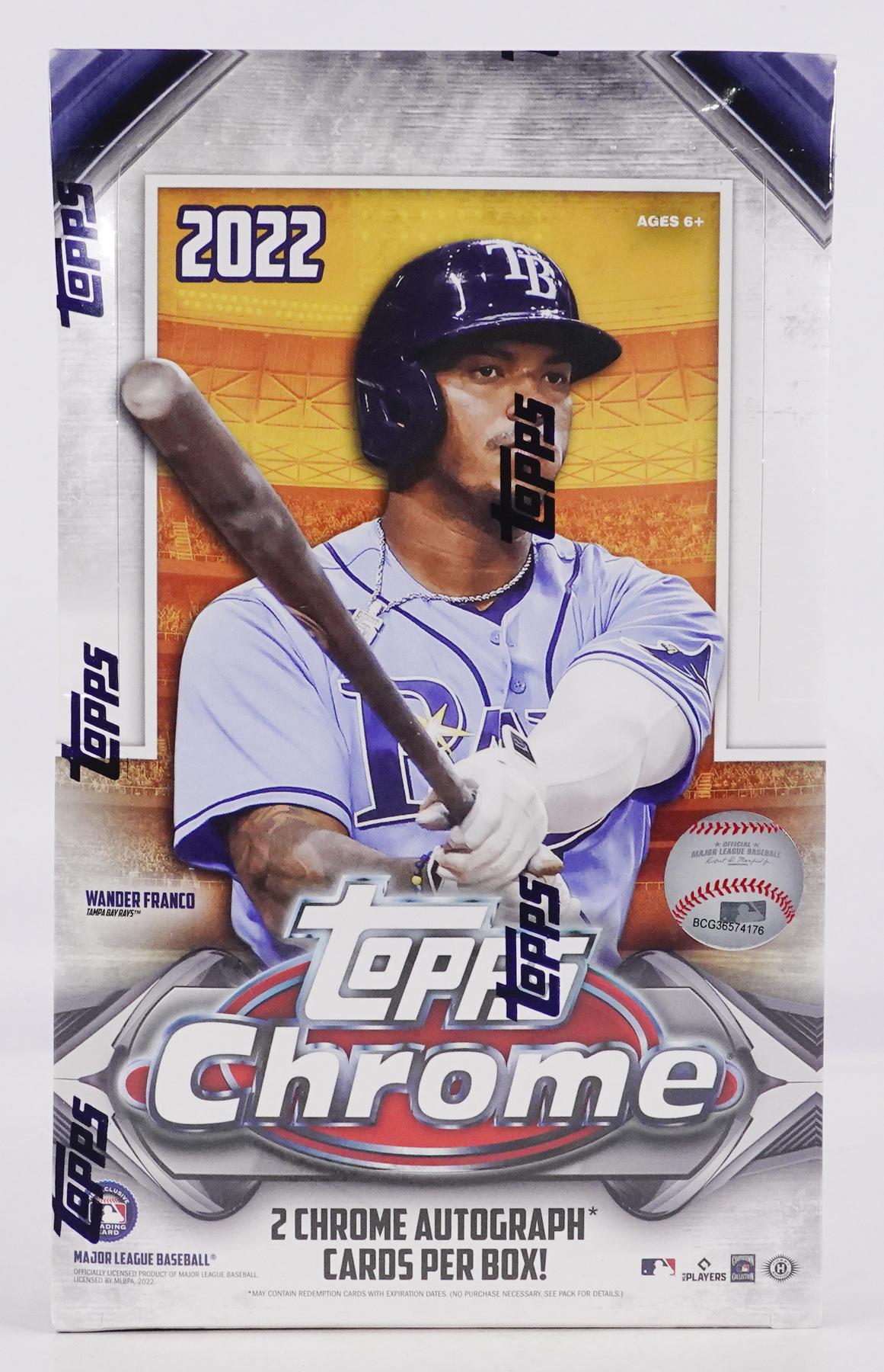 2022 Topps Chrome Baseball Hobby Box (PLUS 1 Silver Pack!) DA Card World