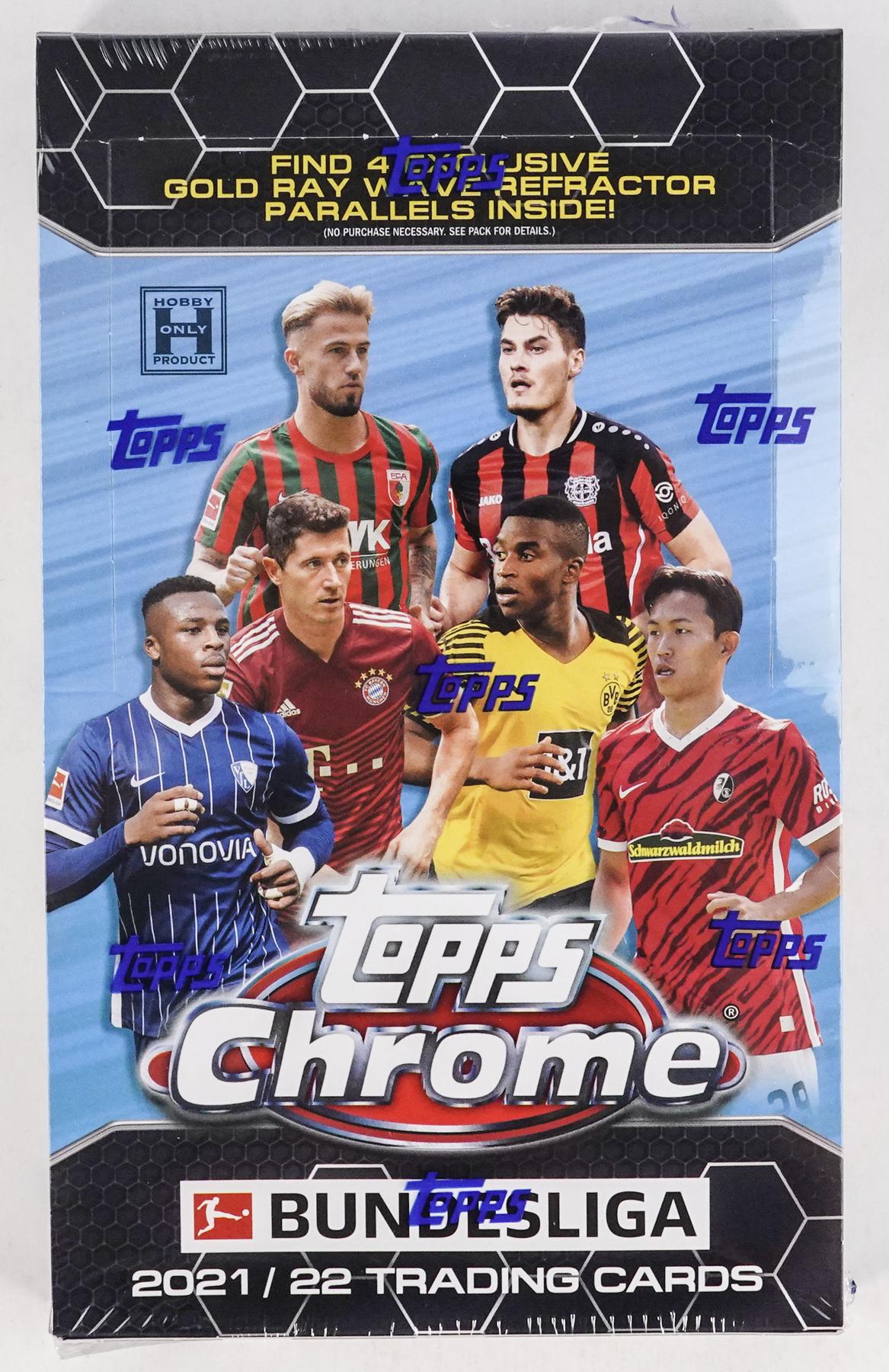 2021/22 Topps Chrome Bundesliga Soccer Hobby Lite Box | DA Card World