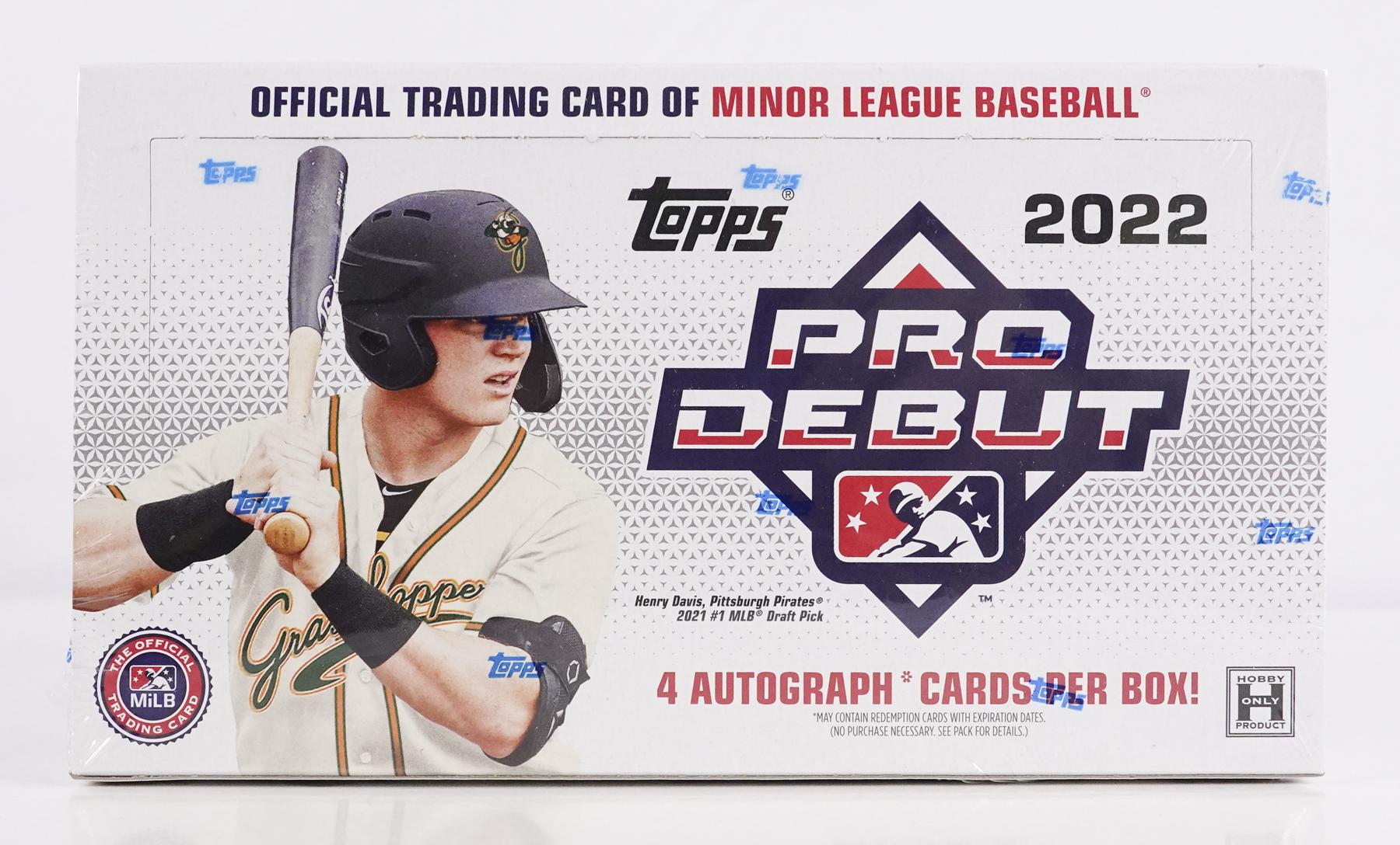2022 Topps Pro Debut Baseball Hobby Box DA Card World