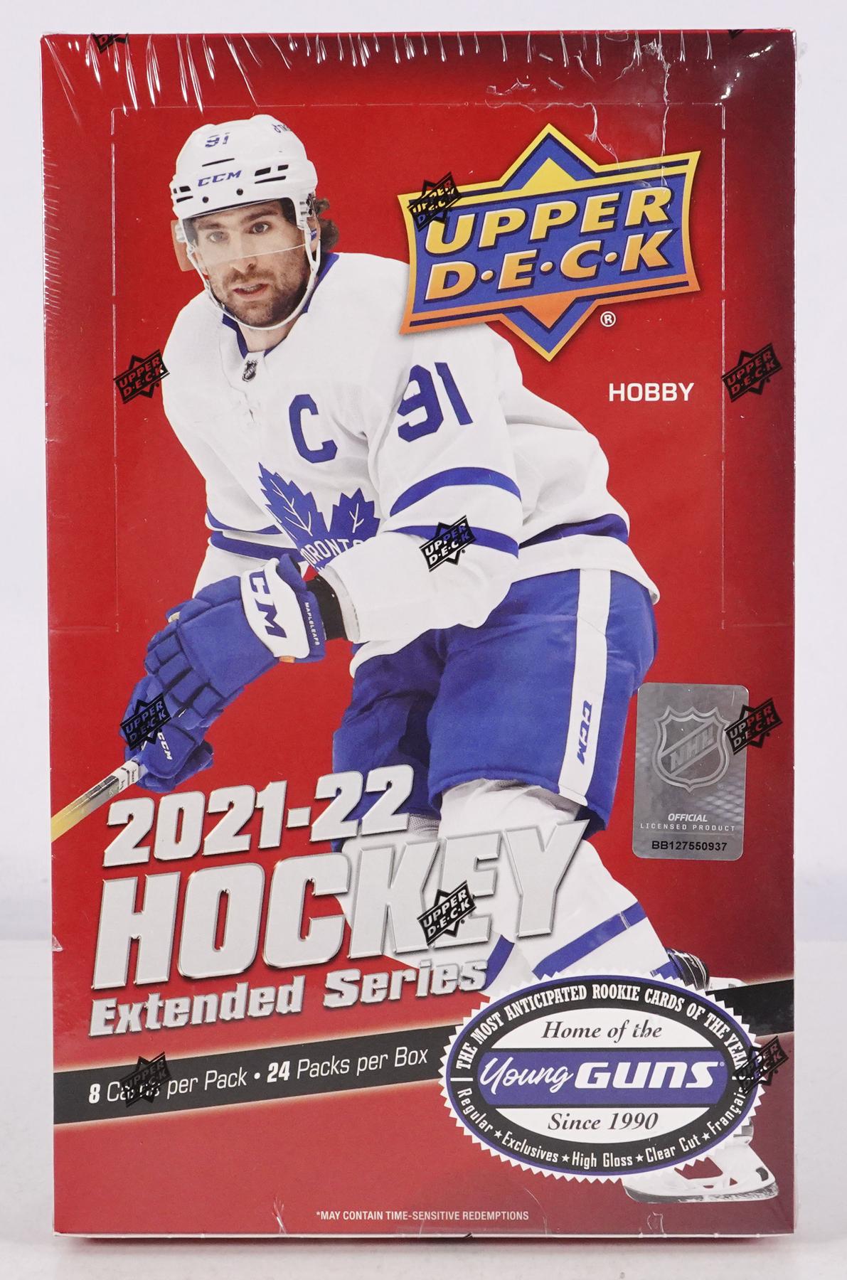 2020/21 Upper Deck Extended Series Hockey Hobby Box 24 Packs Per Box 8 Cards Per Pack 