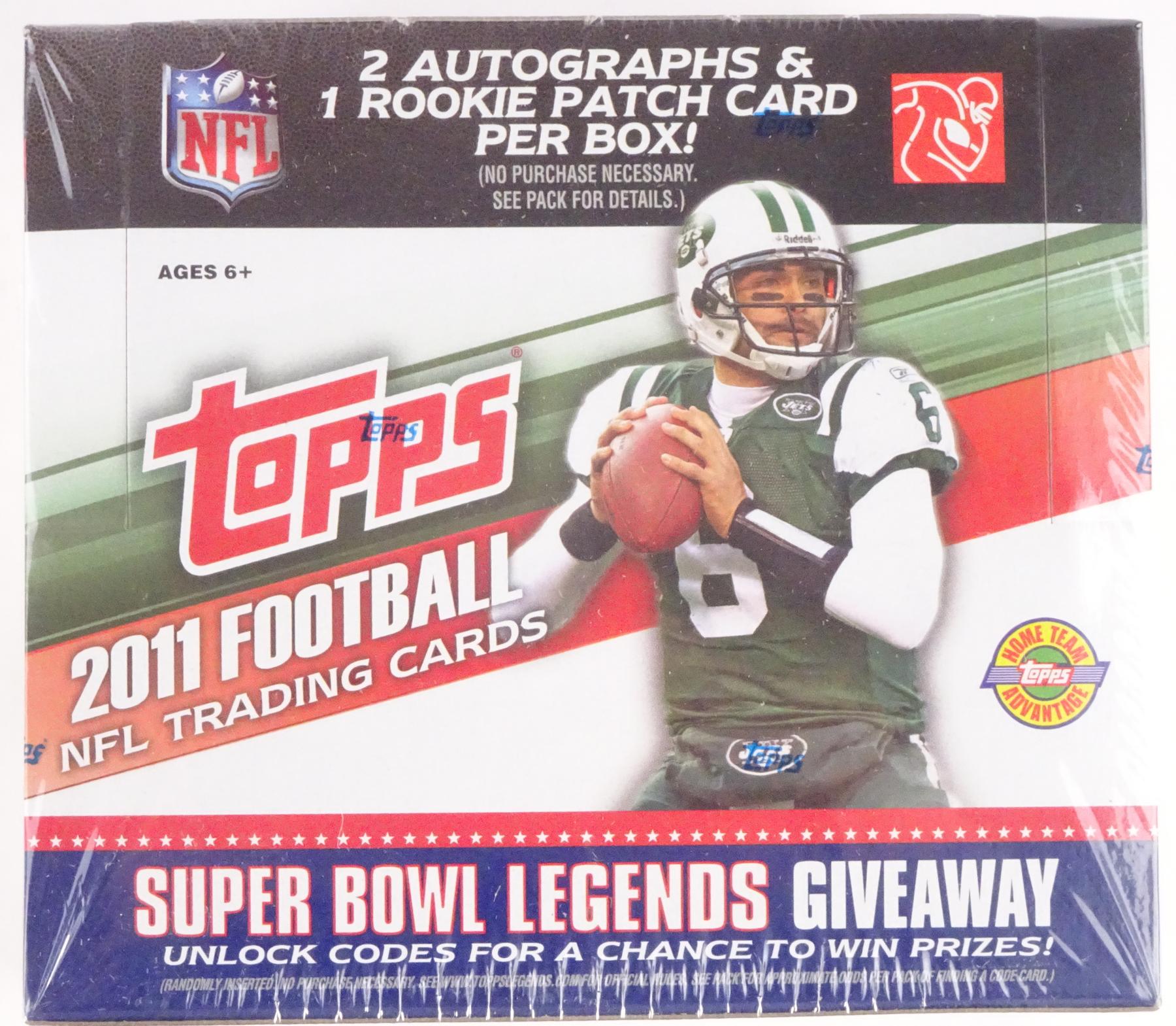 2011 Topps Football Jumbo Box (Reed Buy) DA Card World