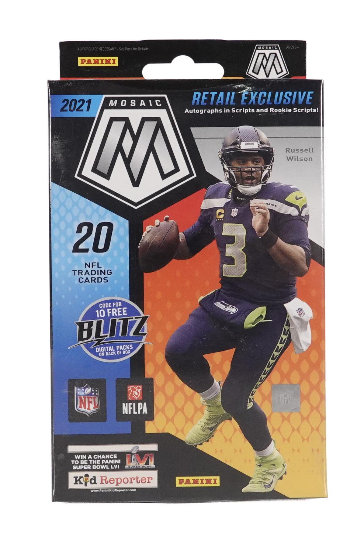 2021 Panini Mosaic Football Hanger Box (Orange Parallels!) DA Card World