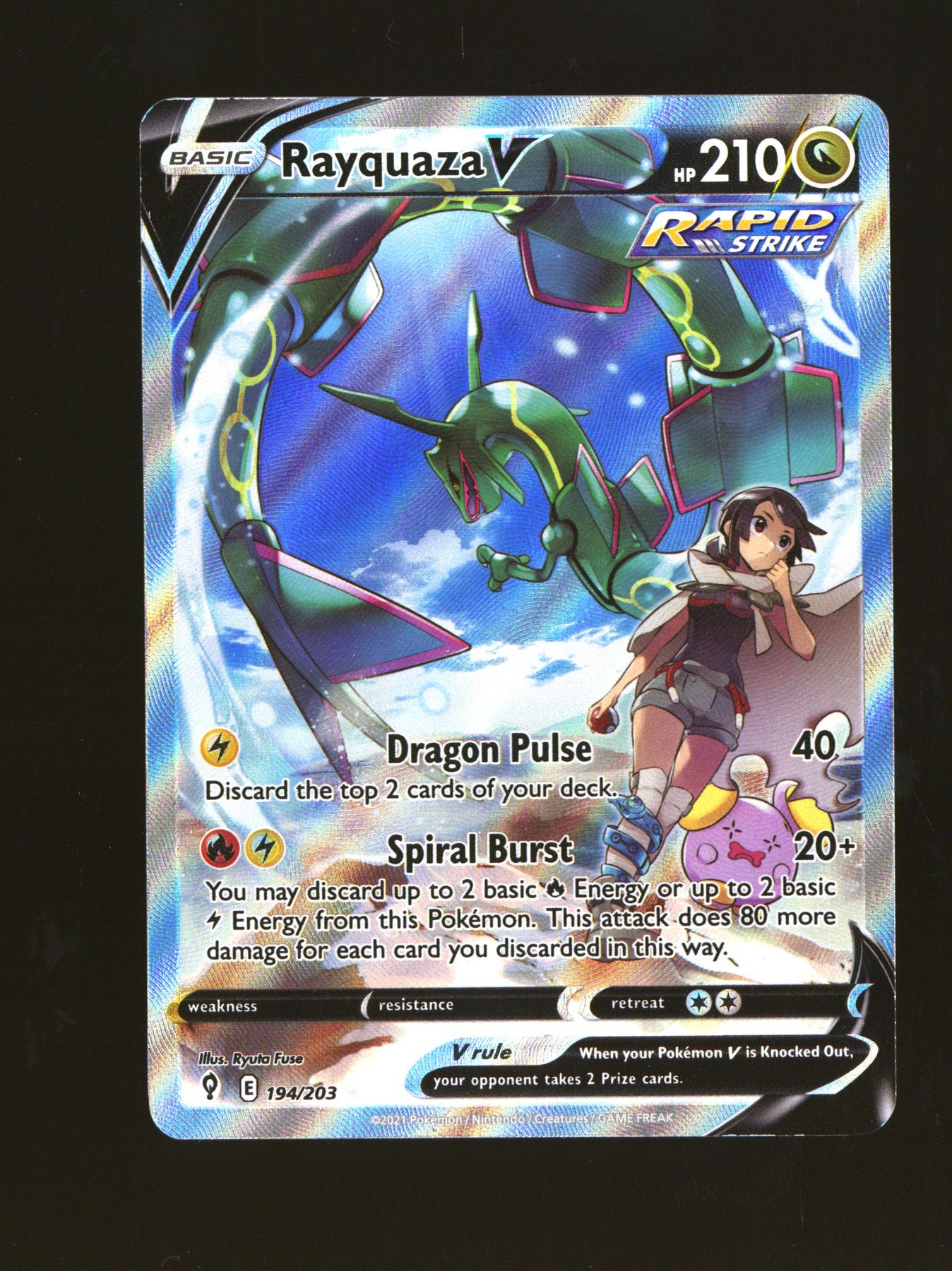 その他 Rayquaza V 194/203 Pokemon Evolving Skies Rayquaza V 194/203 NEAR MINT NM *673 | DA