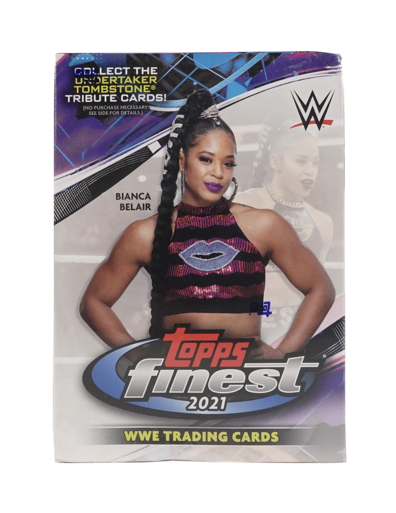 2021 Topps WWE Finest Wrestling 7Pack Blaster Box DA Card World