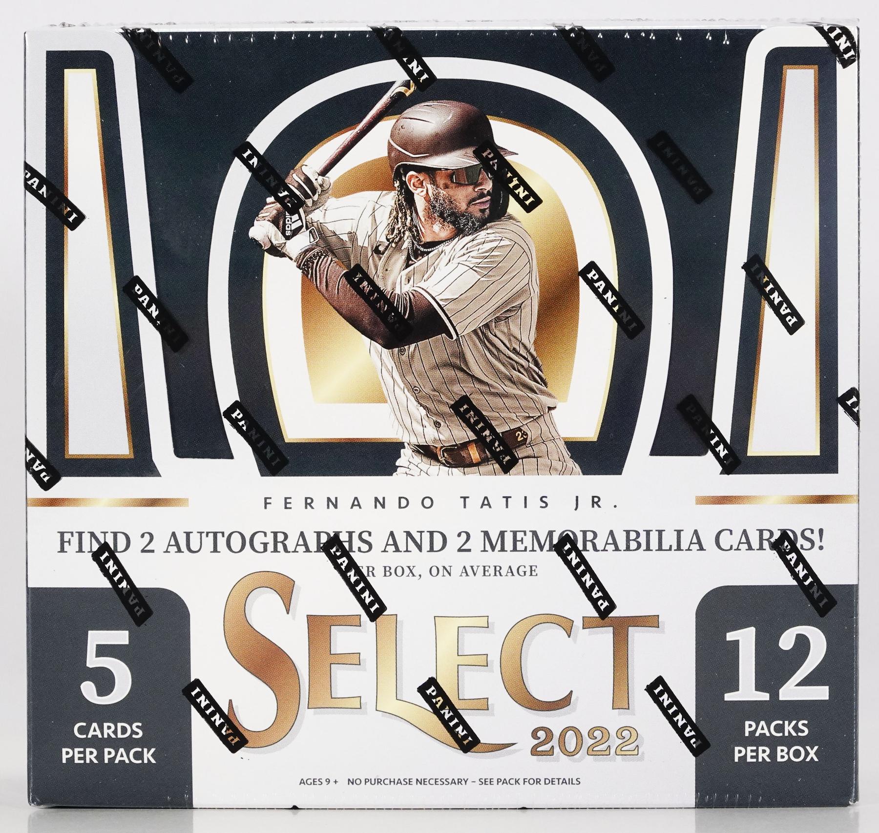 2022 Panini Select Baseball Hobby Box DA Card World