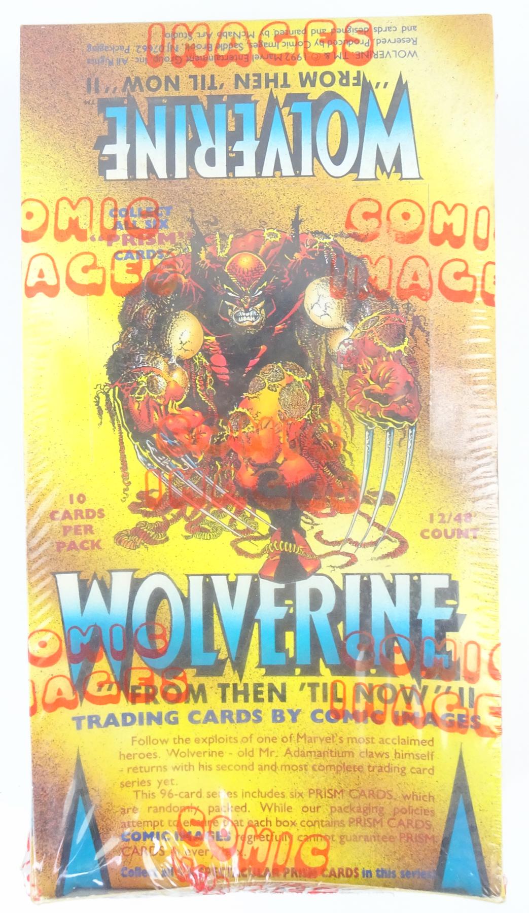 BORLAN NOW 1992.8 vol.1 見本誌 1992 Comic Images Wolverine From Then Til Now Hobby Box (Reed Buy