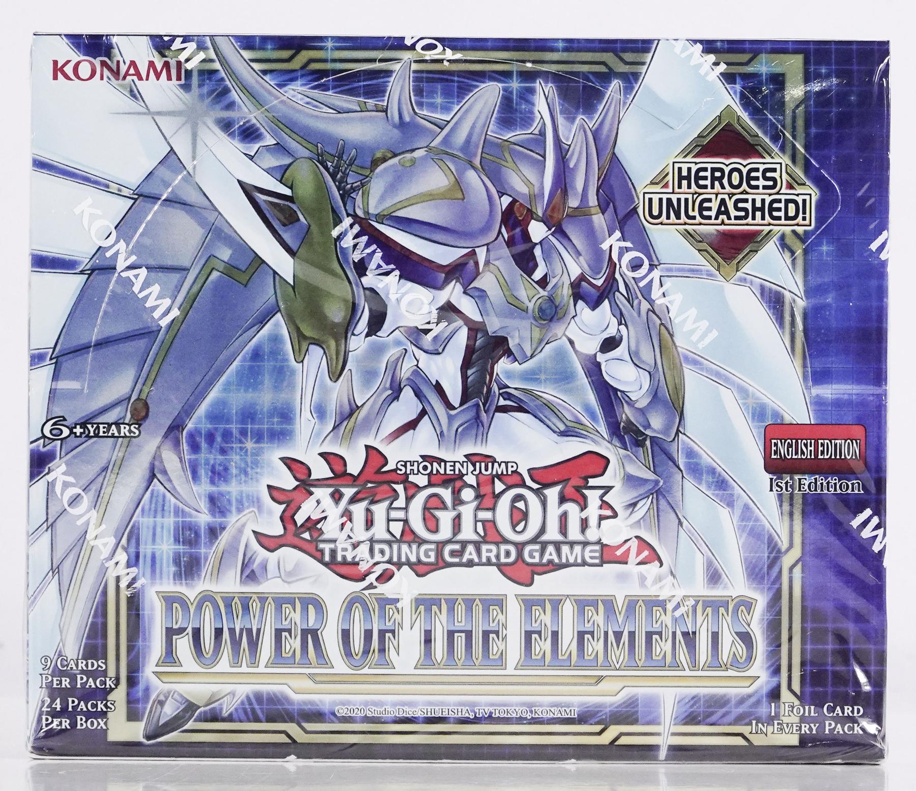 Yu-Gi-Oh Power of the Elements 1st Edition Booster Box | DA Card World
