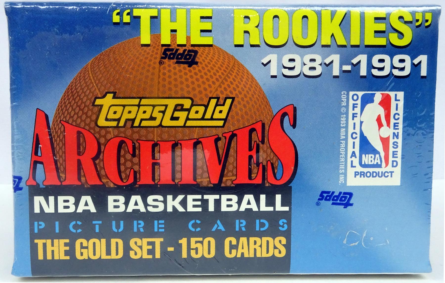 1993 Topps Archives Basketball Gold Factory Set (Reed Buy) | DA Card World