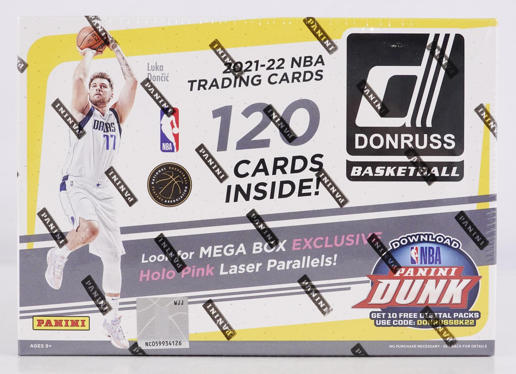 2021/22 Panini Donruss Basketball Mega Box (Holo Pink Laser Parallels