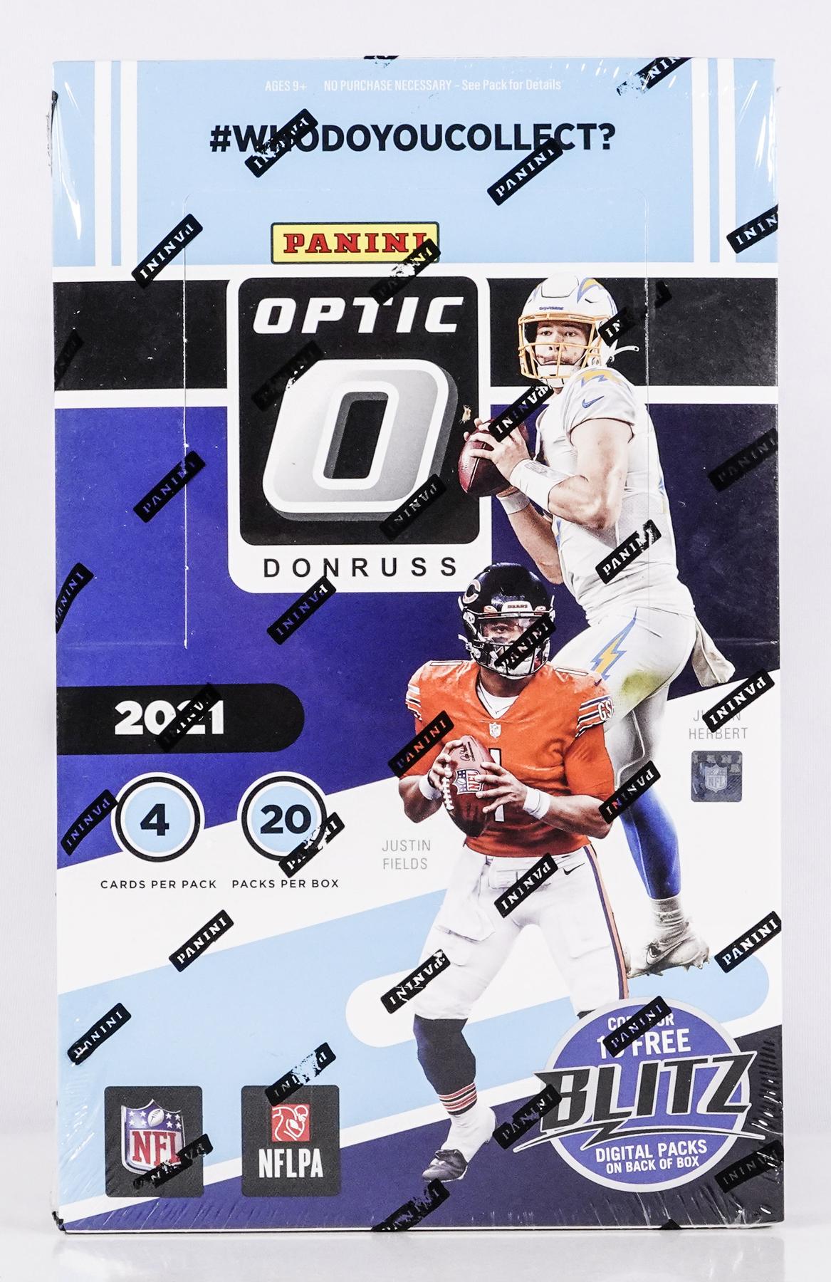 2021 Panini Donruss Optic Football Hobby Box DA Card World