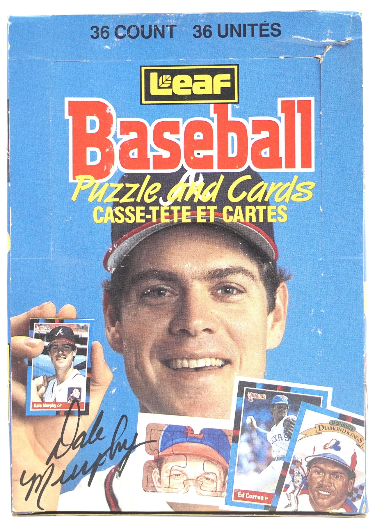 1988 Leaf Baseball Wax Box (Reed Buy) | DA Card World
