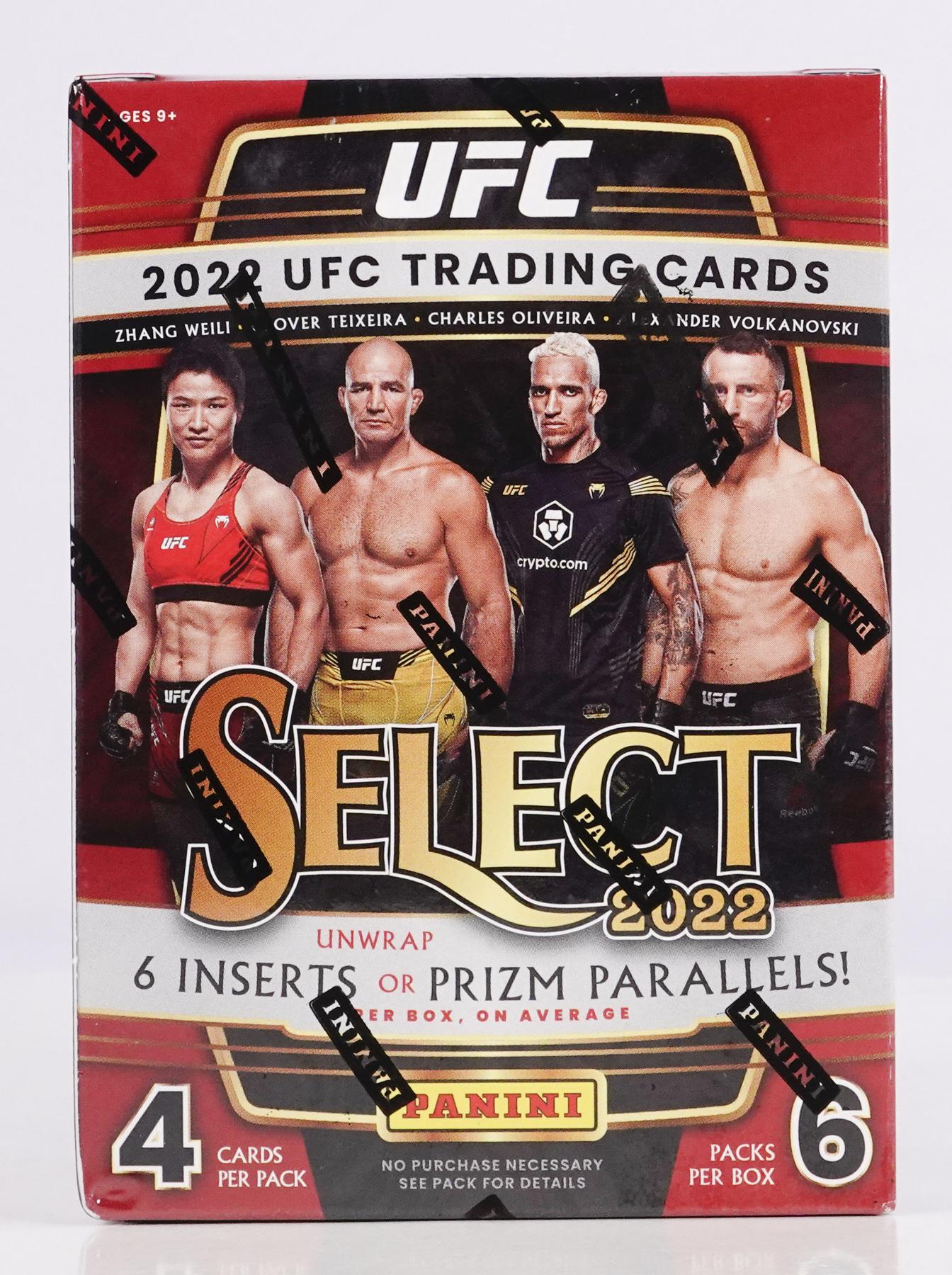 2022 Panini Select UFC 6Pack Blaster Box DA Card World
