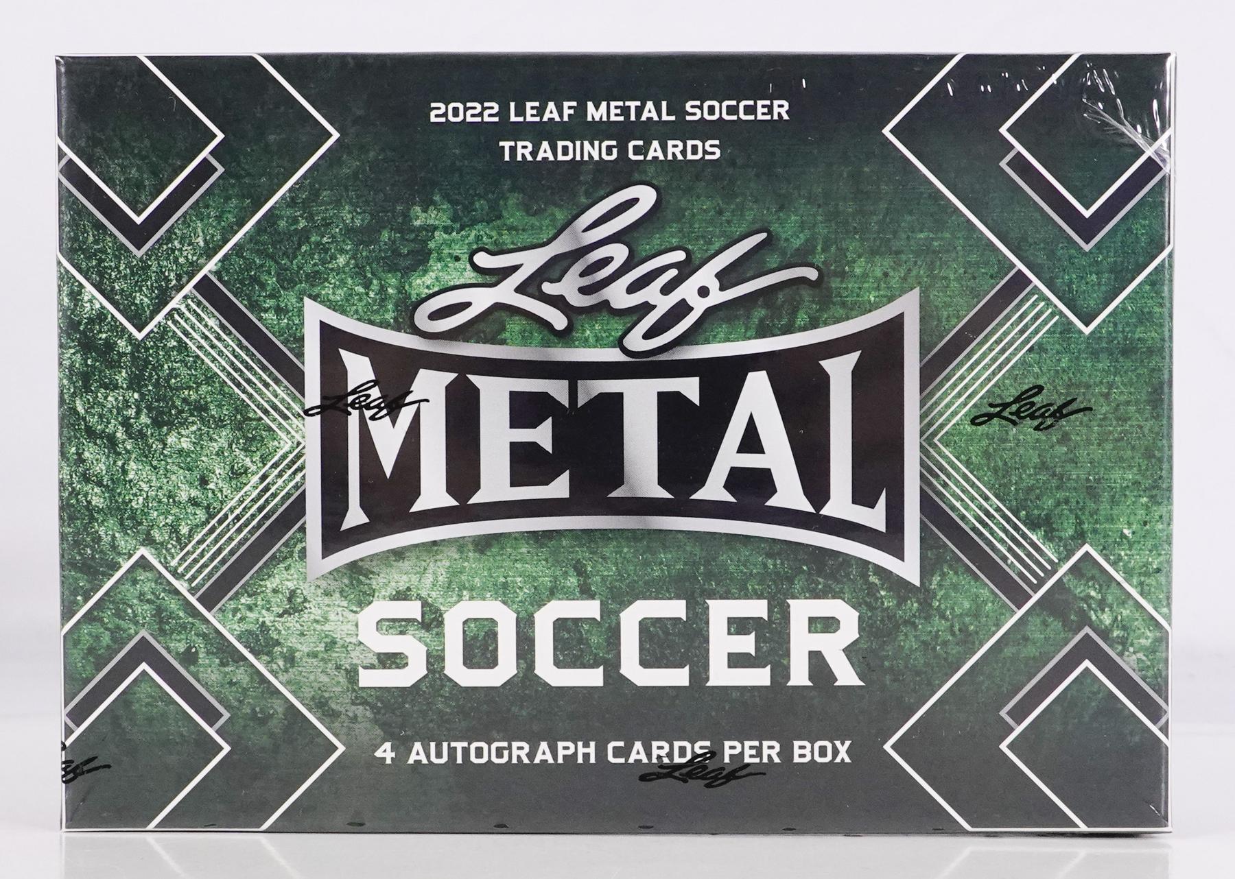 2022 Leaf Metal Soccer Hobby Box DA Card World