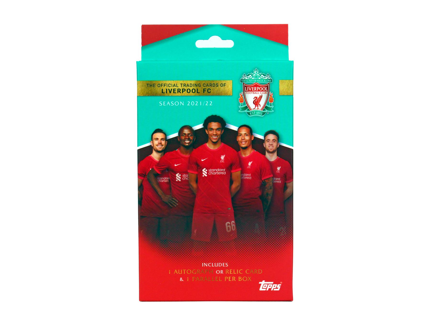 2021/22 Topps Liverpool FC Soccer Official Team Set (Hanger 2021/22 Topps Liverpool FC Soccer Official Team Set (Hanger