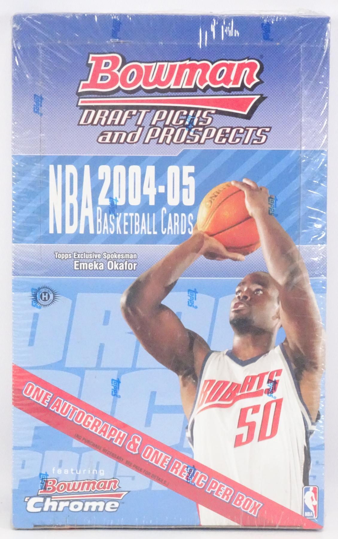 2004/05 BOWMAN DRAFT PICKS BASKETBALL HOBBY BOX