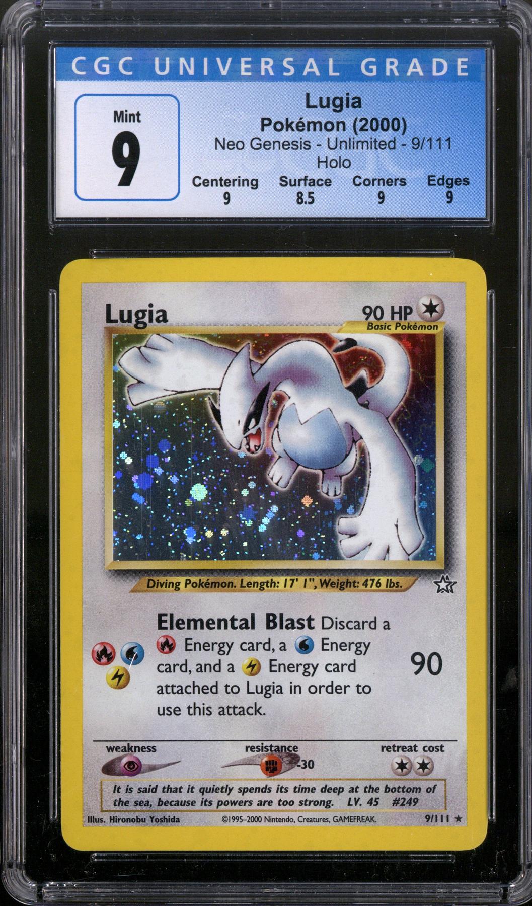 Lugia - Neo Genesis Unlimited - Pokemon