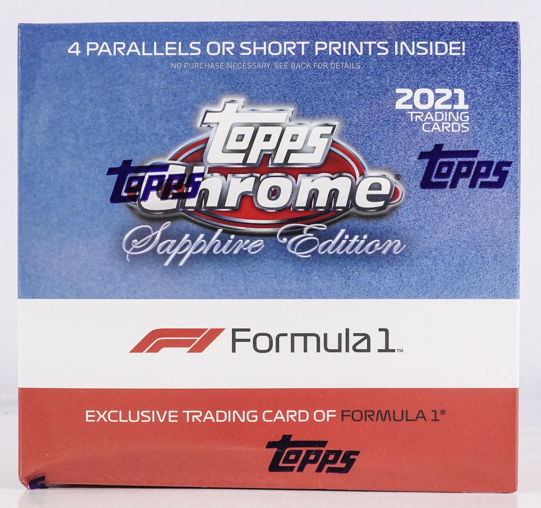 新品・未開封 2021 Topps Formula 1 Chrome Hobby 2021 Topps Chrome F1 Formula 1 Racing Hobby Box | DA Card World