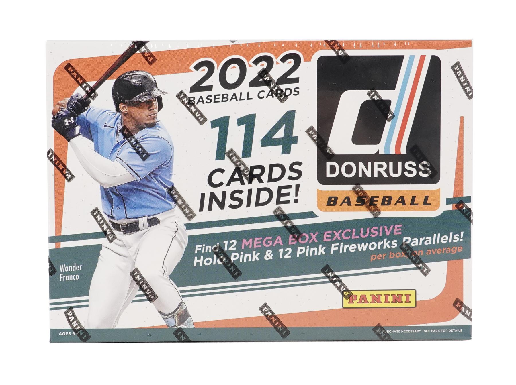 MLB 2022 Panini Donruss Baseball Mega Box (Pink Parallels)