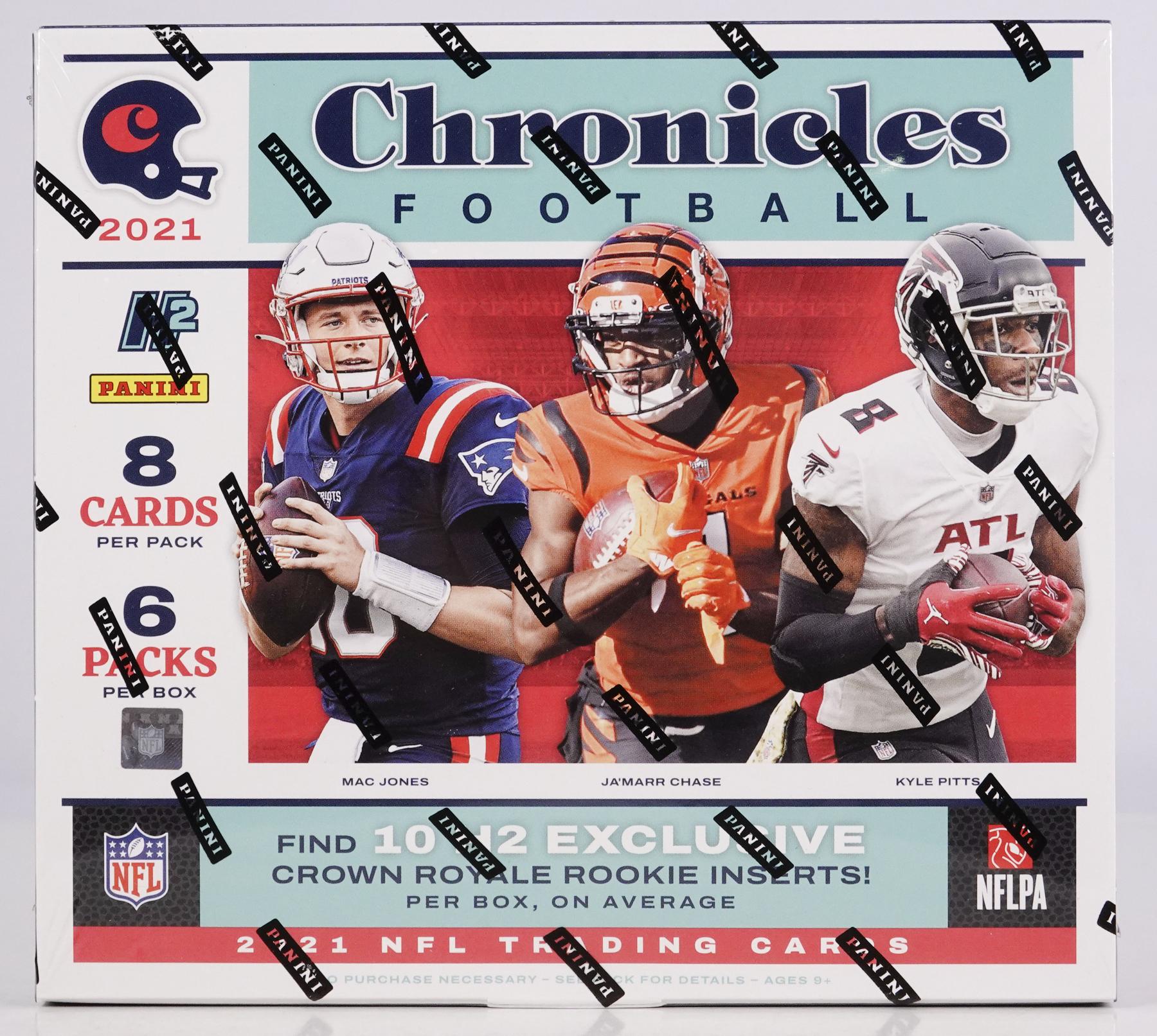 2021 Panini Chronicles Football H2 Box DA Card World