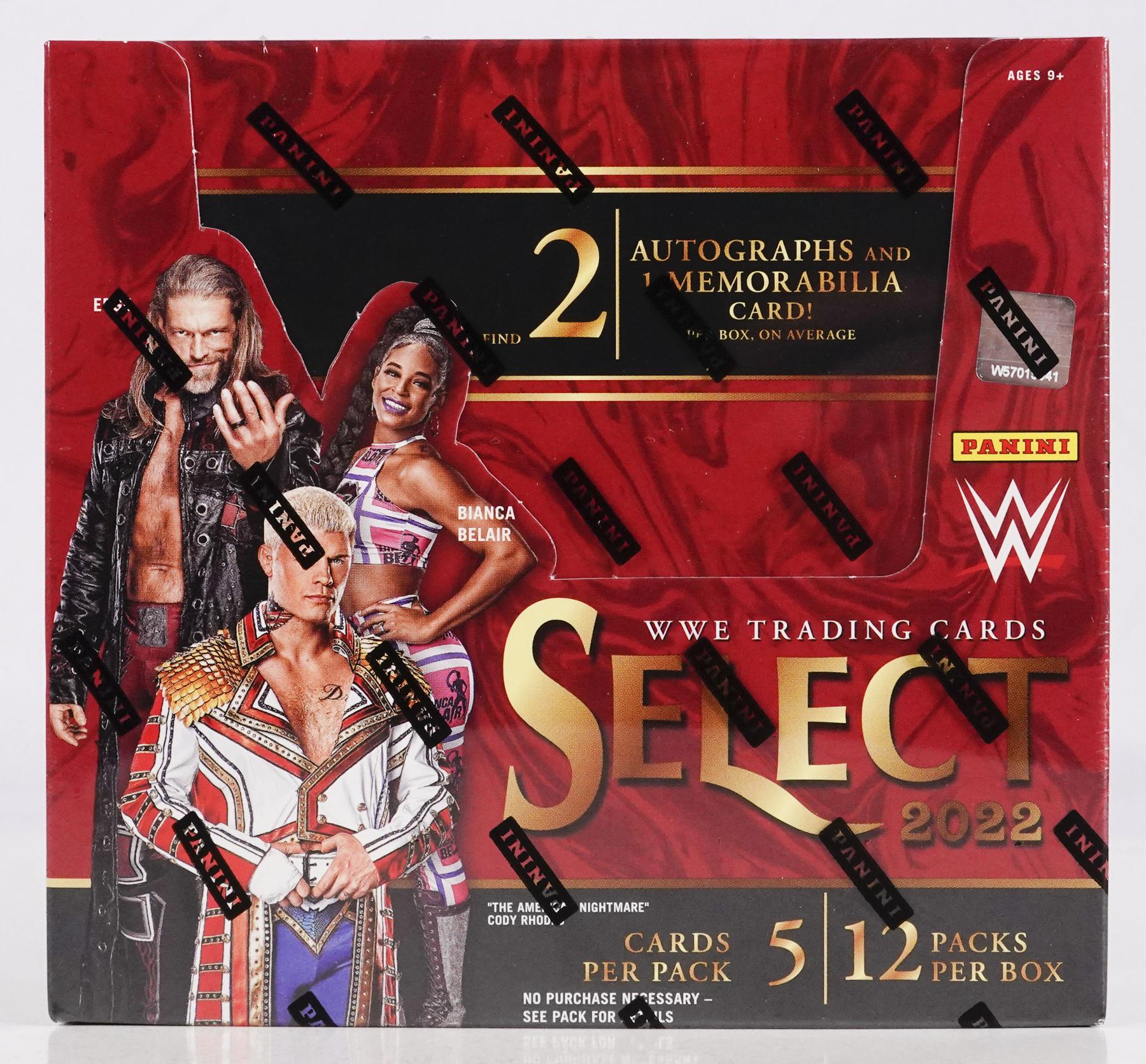 2022 Panini Select WWE Wrestling Hobby Box DA Card World