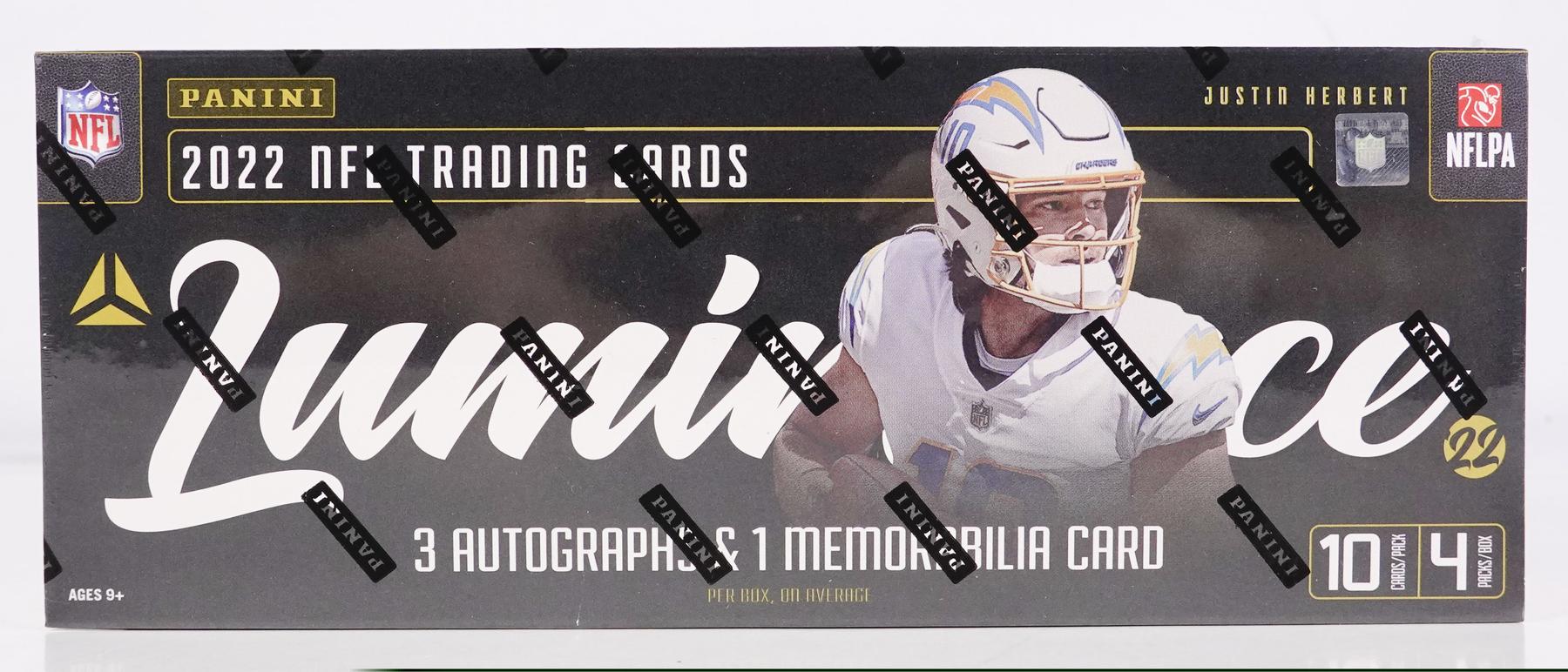 2022 Panini Luminance Football Hobby Box | DA Card World