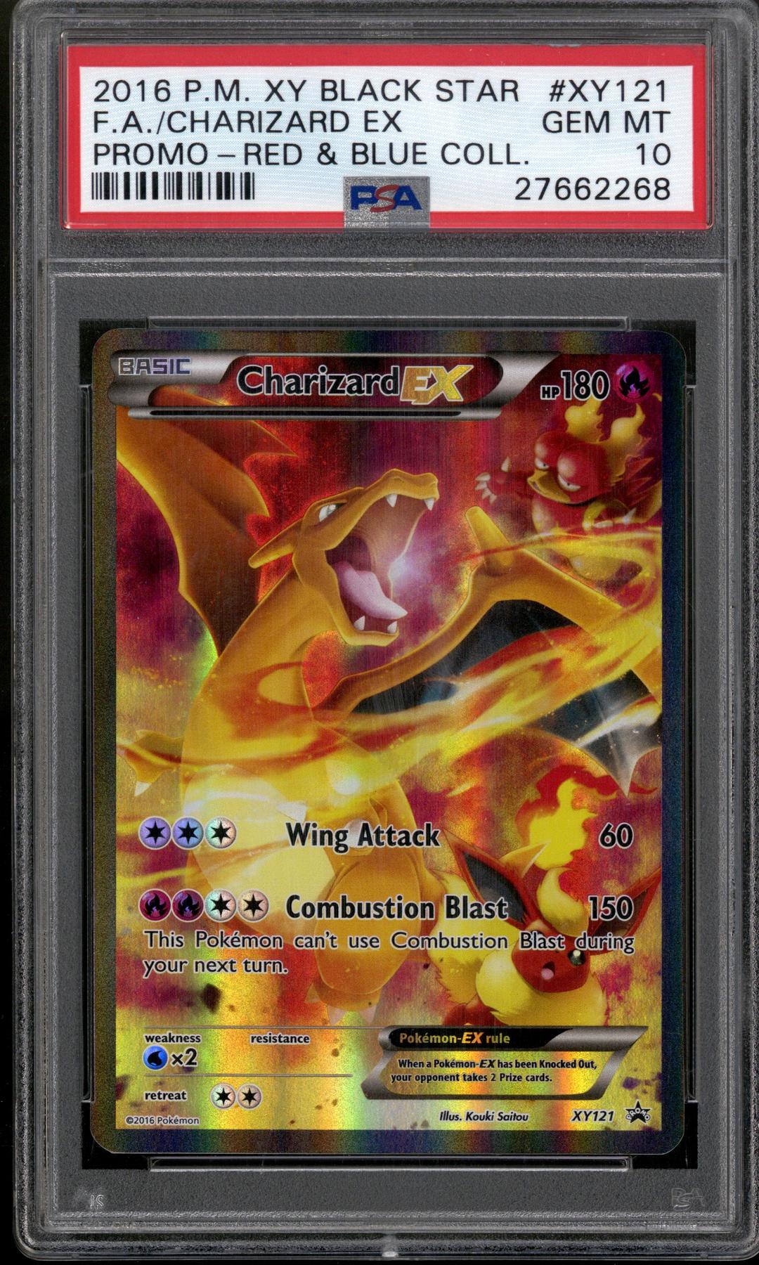 Pokemon XY Promo Charizard XY121 PSA 10 GEM MINT *268 | DA Card World