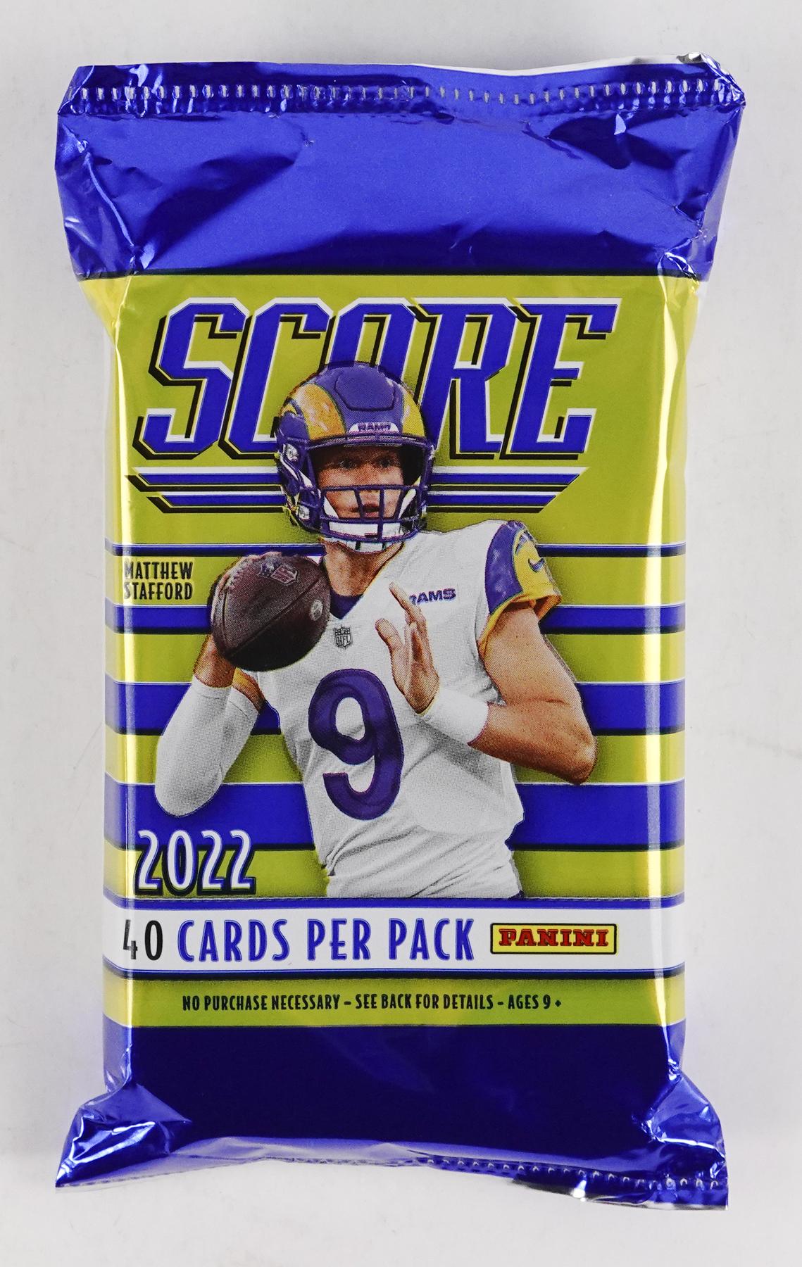 2022 Panini Score Football Hobby Pack DA Card World