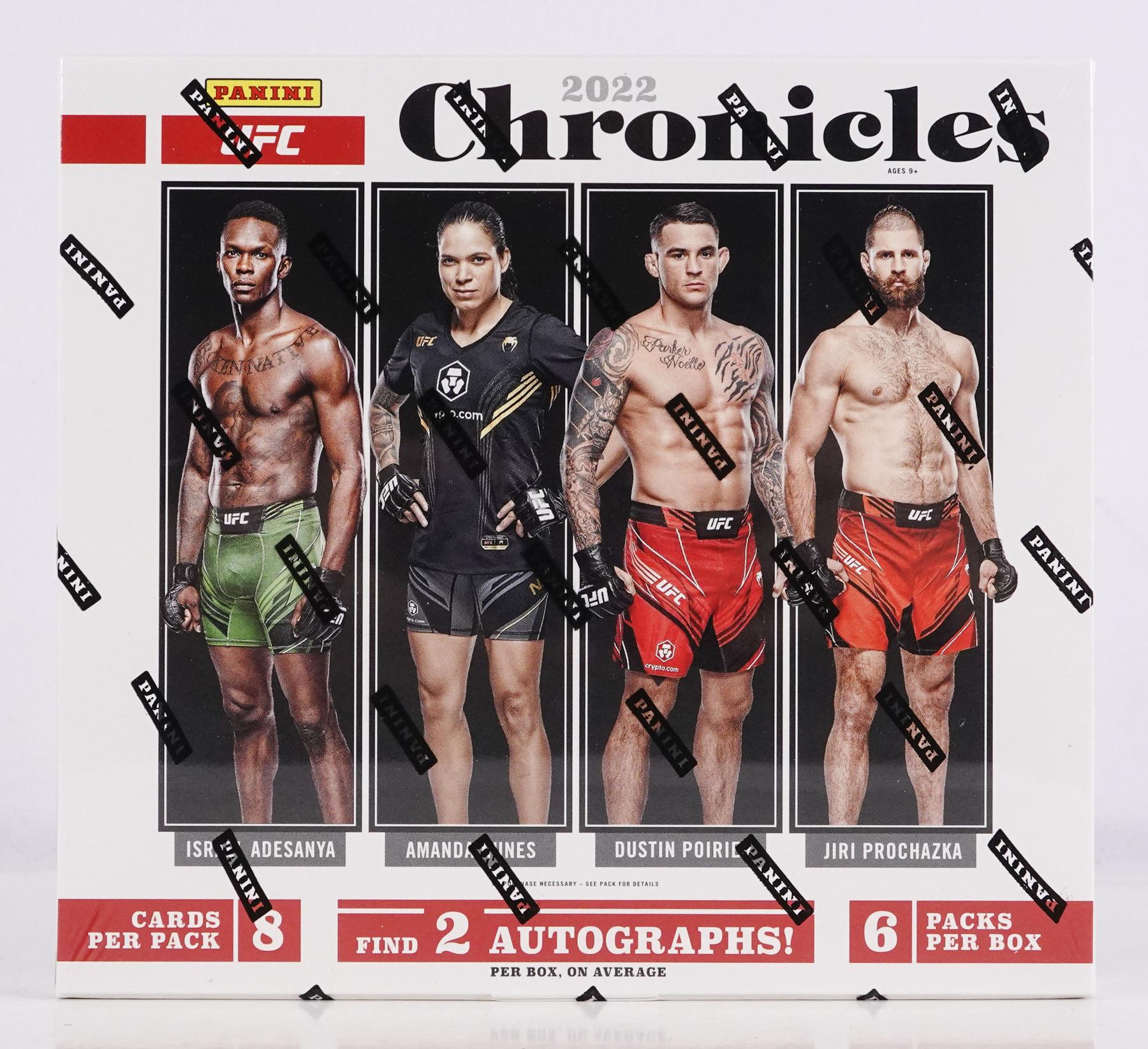 2022 Panini Chronicles UFC Hobby Box DA Card World