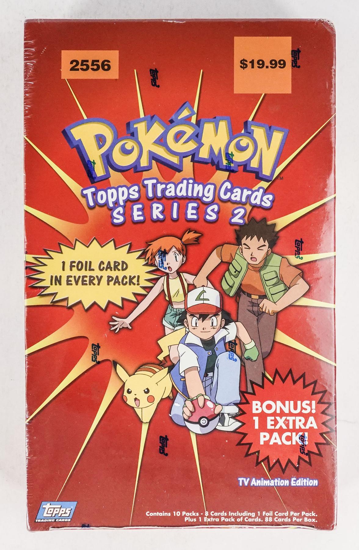 Pokemon TV Animation Series 2 Retail Blaster Box (10 Packs, 2000 Topps ...