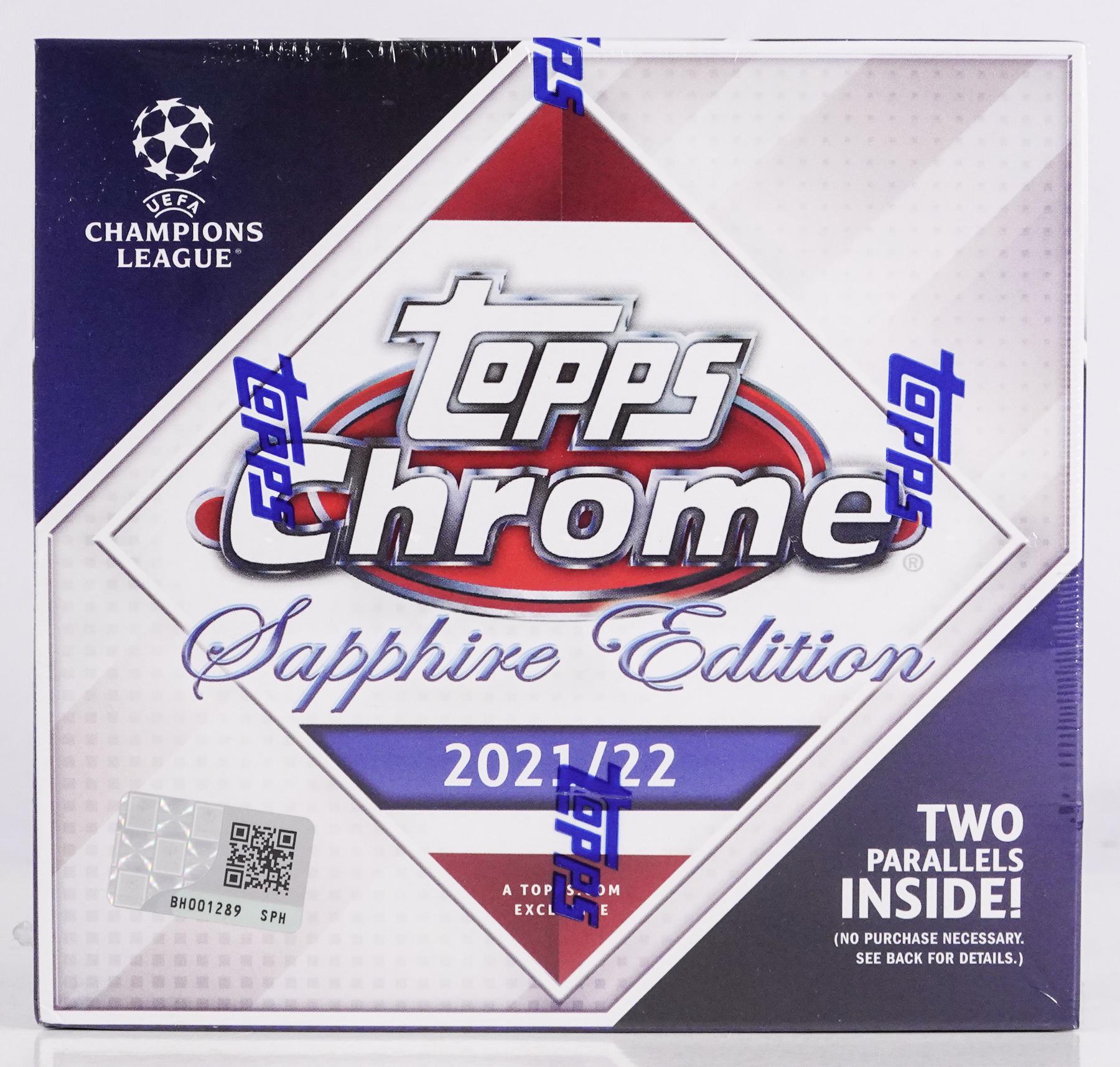 2021-22 Topps Chrome UEFA UEFA Sapphire Edition store Hobby Box