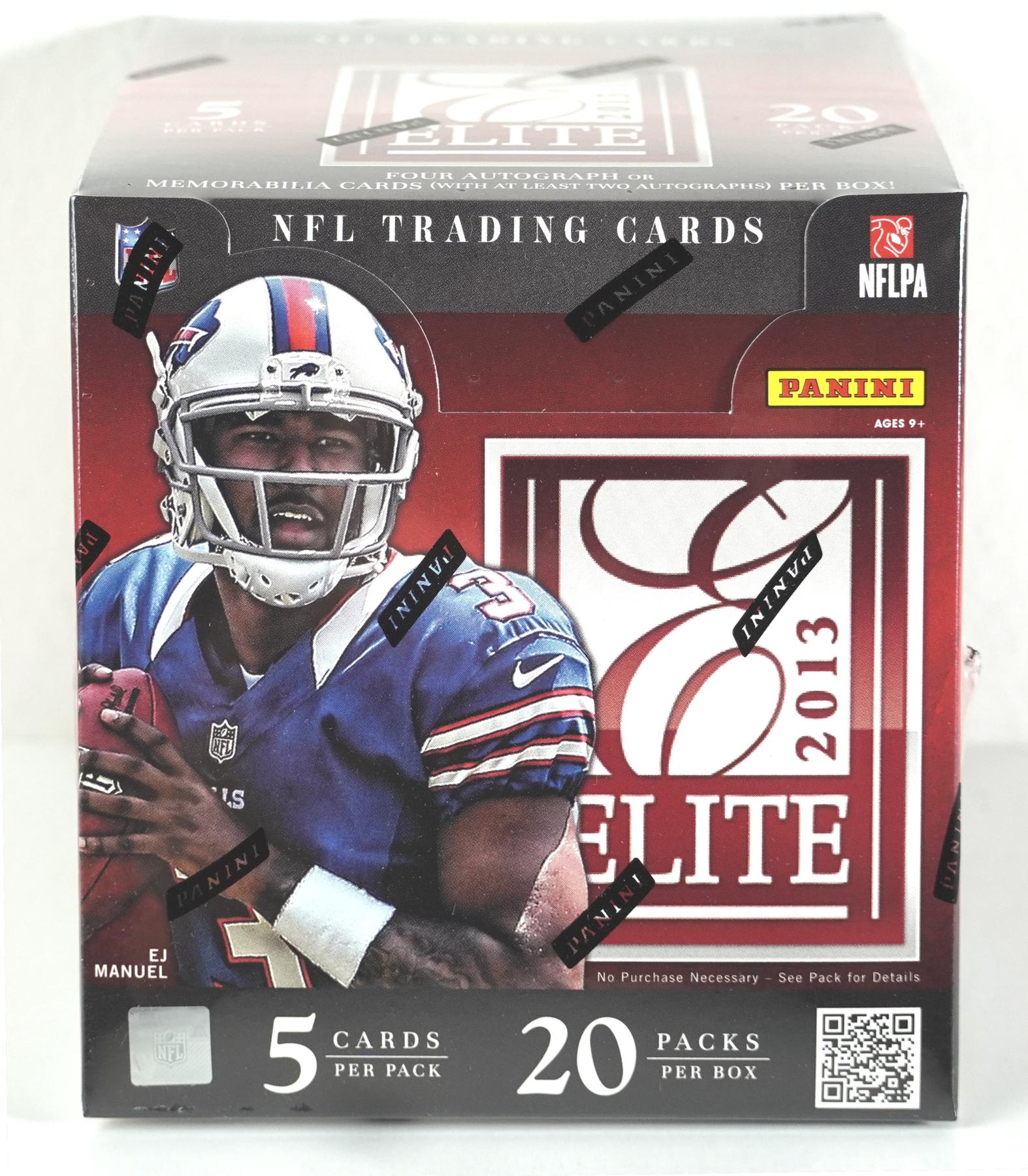 2013 Panini Elite Football Hobby Box Reed Buy Da Card World